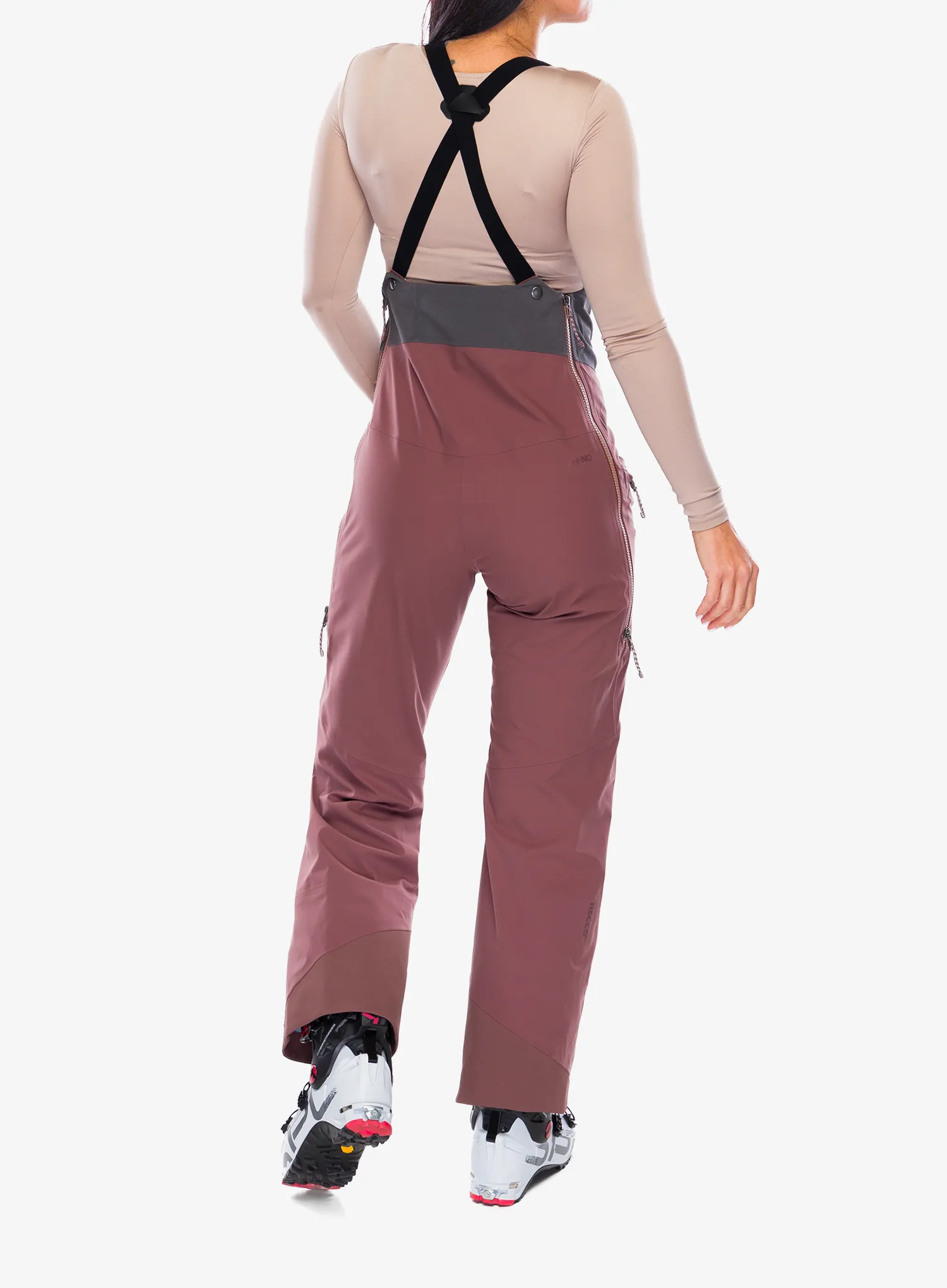 Dámské membránové kalhoty Patagonia SnowDrifter Bibs - dulse mauve