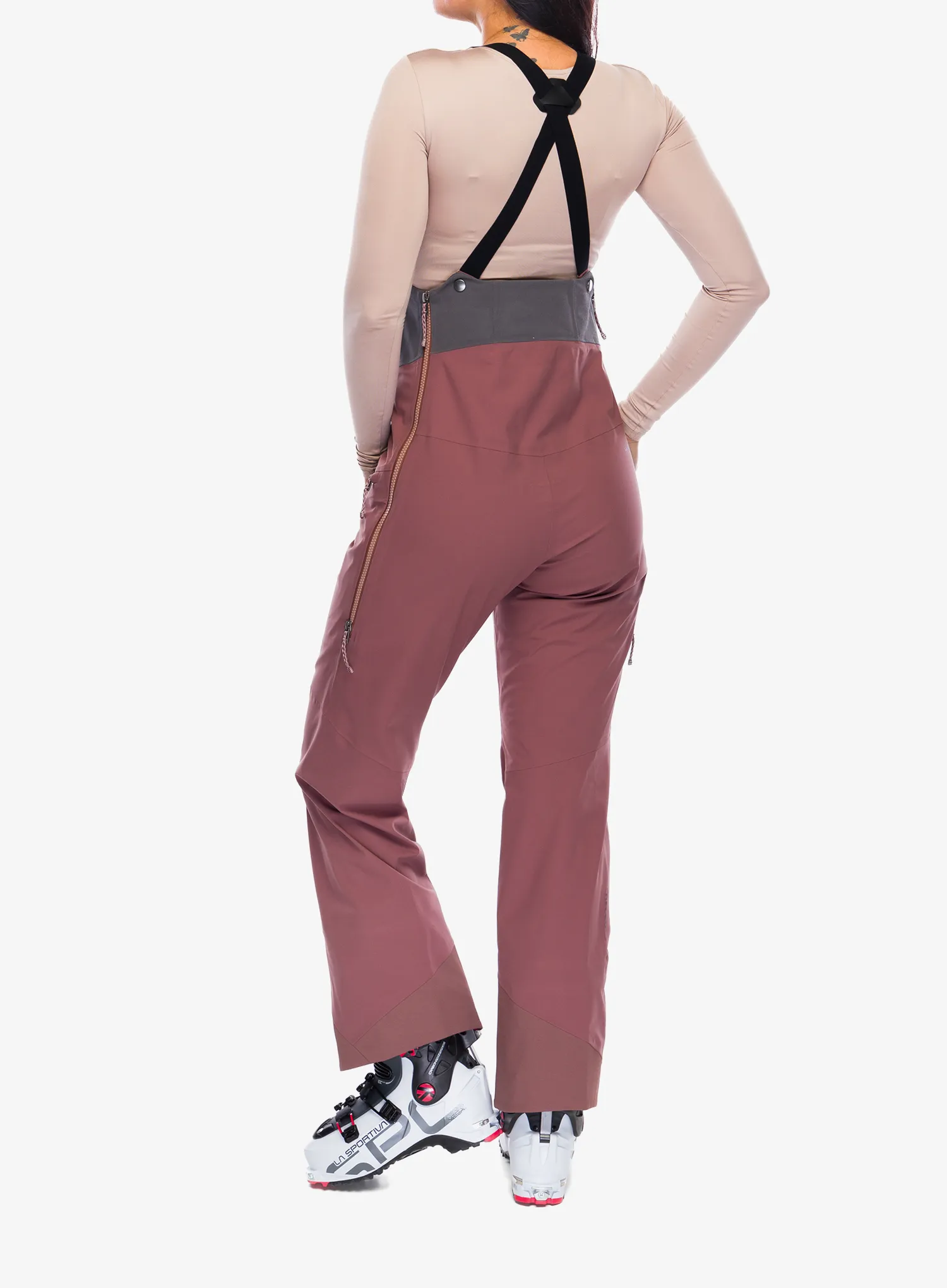 Dámské membránové kalhoty Patagonia SnowDrifter Bibs - dulse mauve