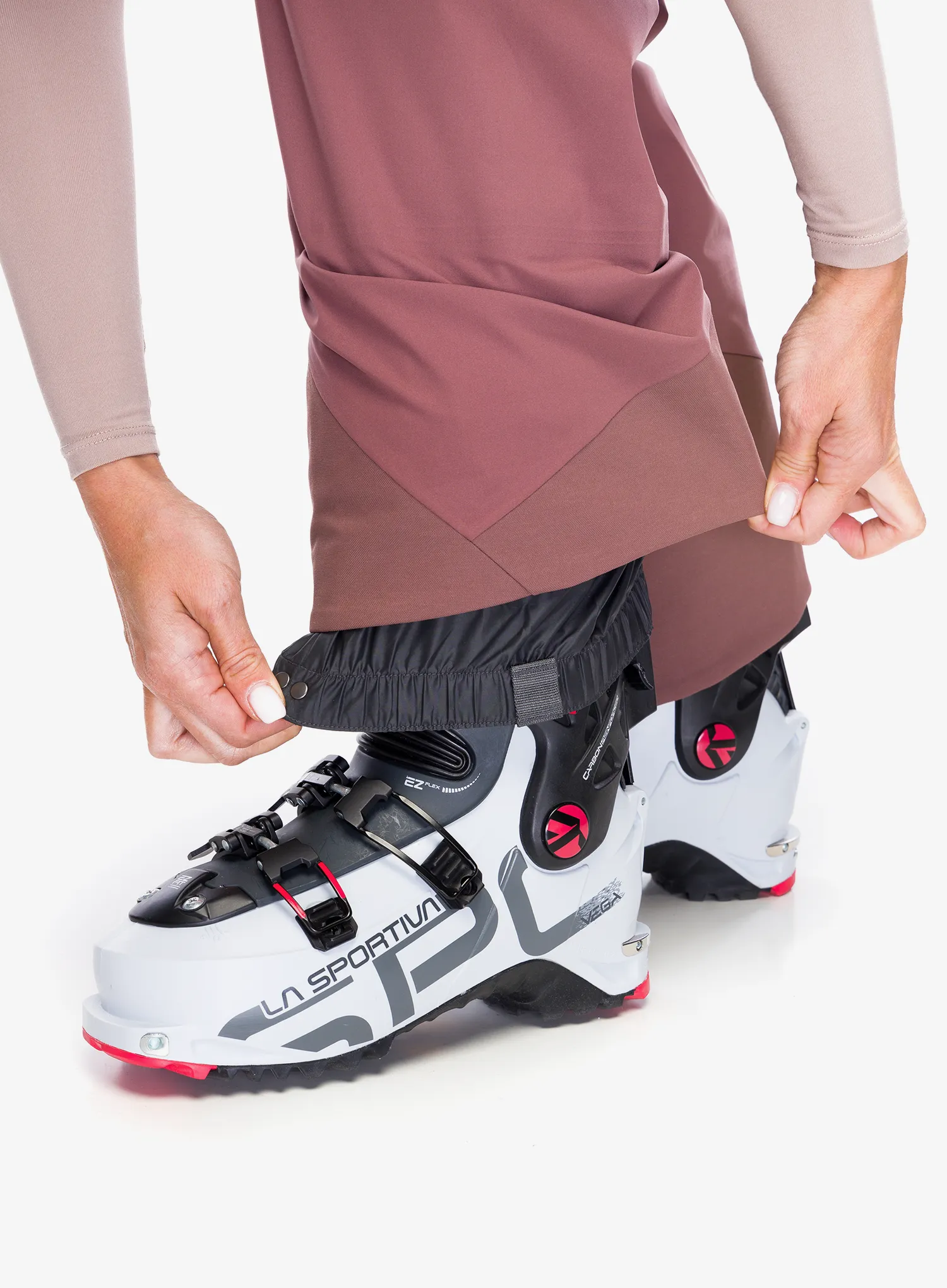 Dámské membránové kalhoty Patagonia SnowDrifter Bibs - dulse mauve