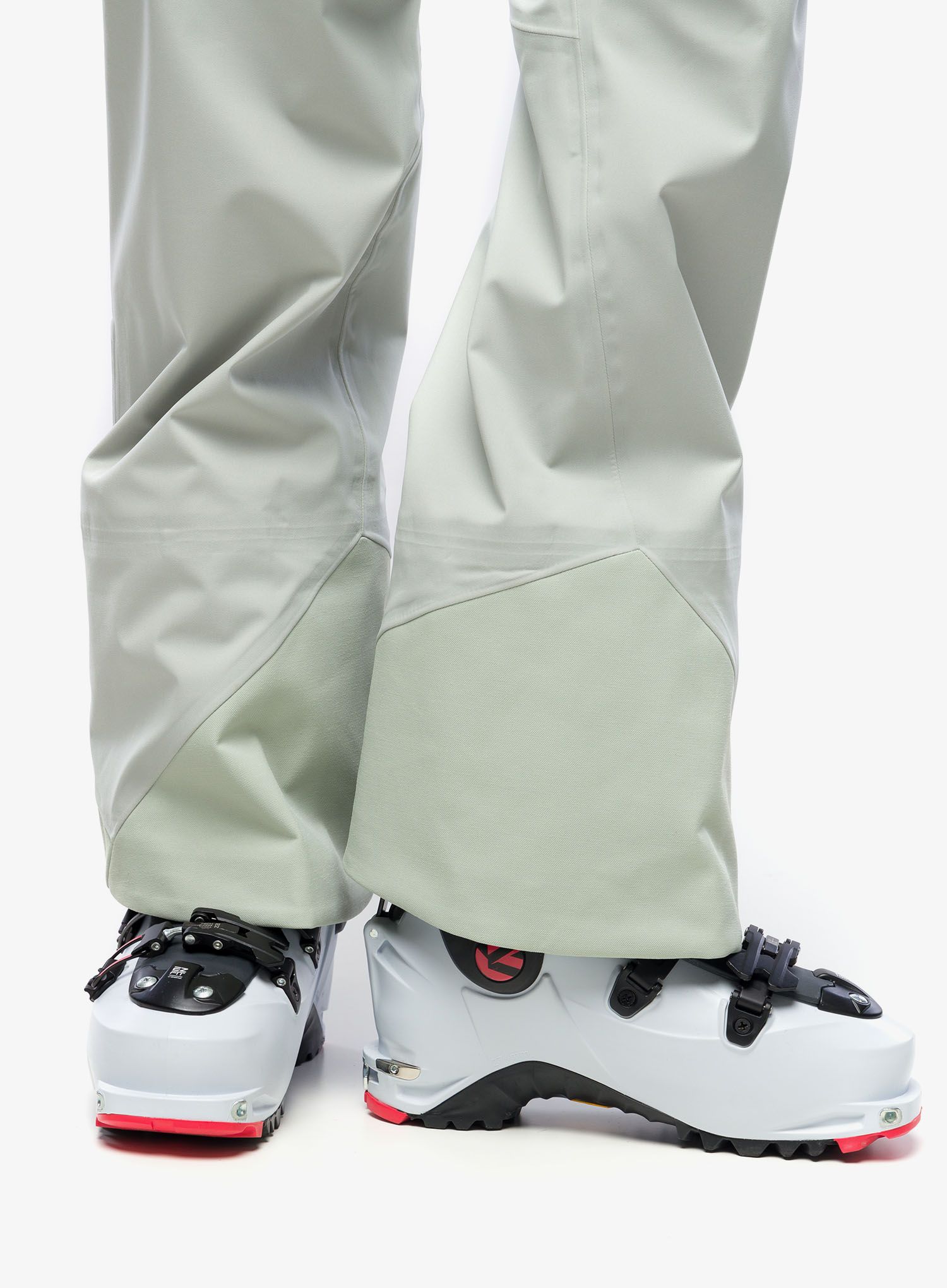 Skialpové kalhoty dámské Patagonia SnowDrifter Bibs - sleet green
