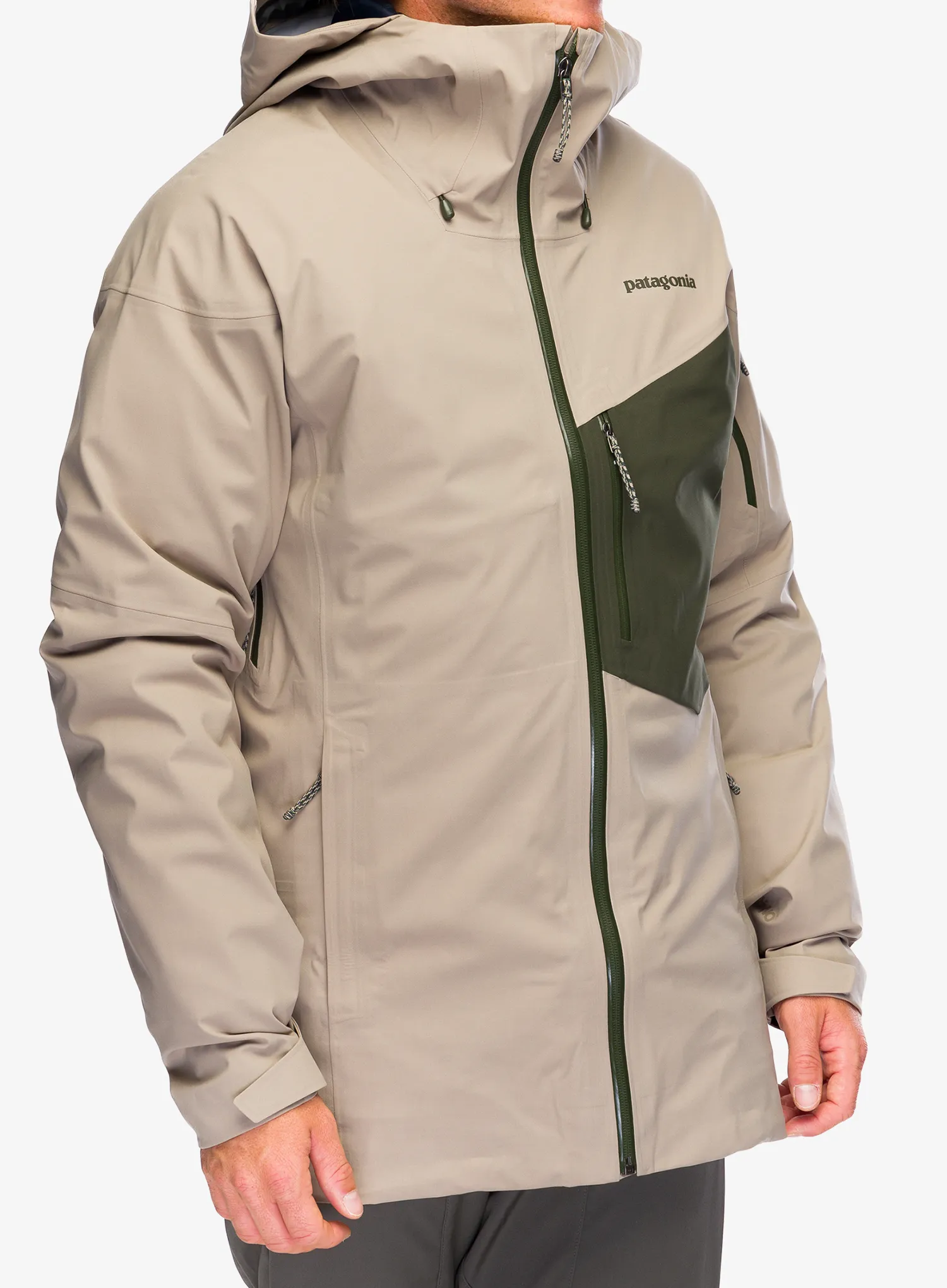 Bunda na skialpinismus Patagonia SnowDrifter Jacket - seabird grey