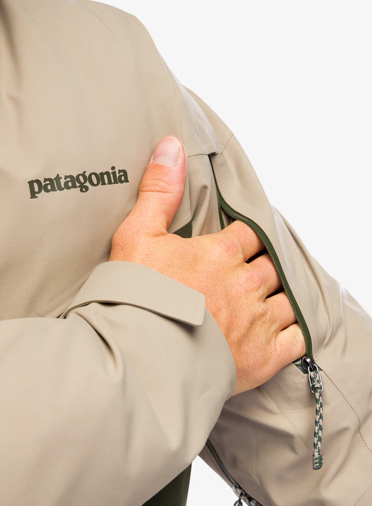Bunda na skialpinismus Patagonia SnowDrifter Jacket - seabird grey