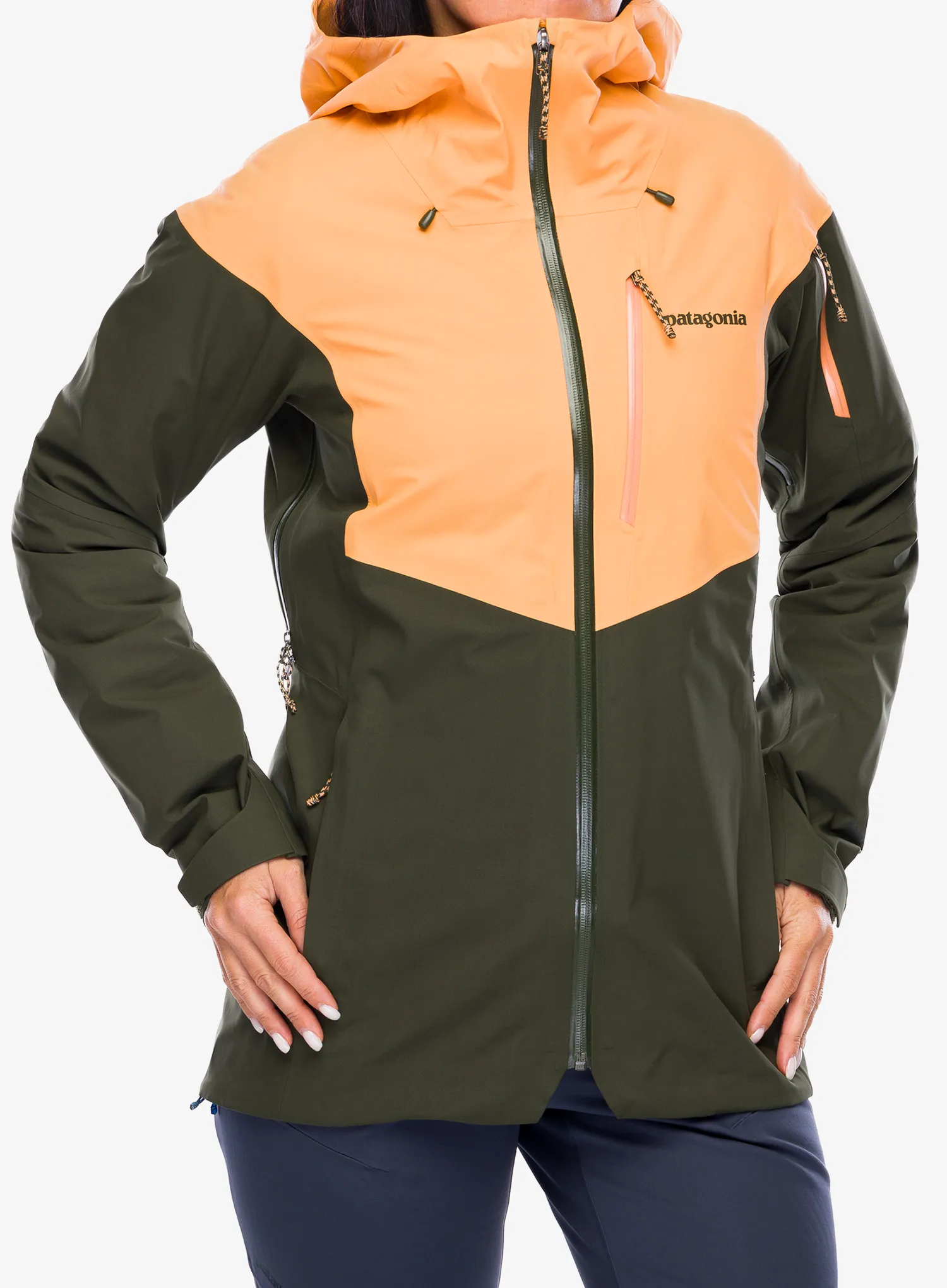 Dámská bunda Patagonia SnowDrifter Jacket - vivid apricot