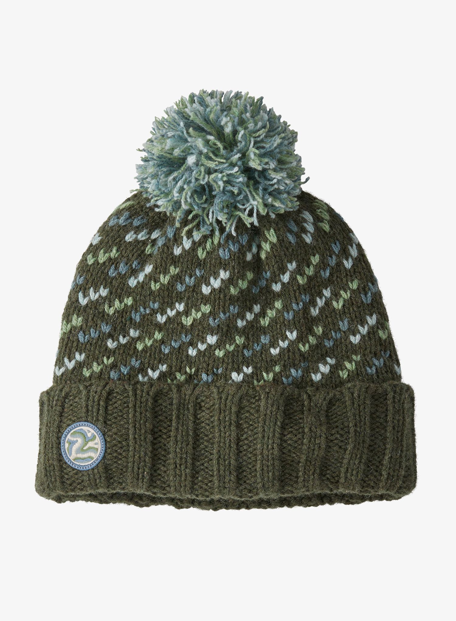 Zimní čepice Patagonia Snowbelle Beanie - fisher stich pine needle green