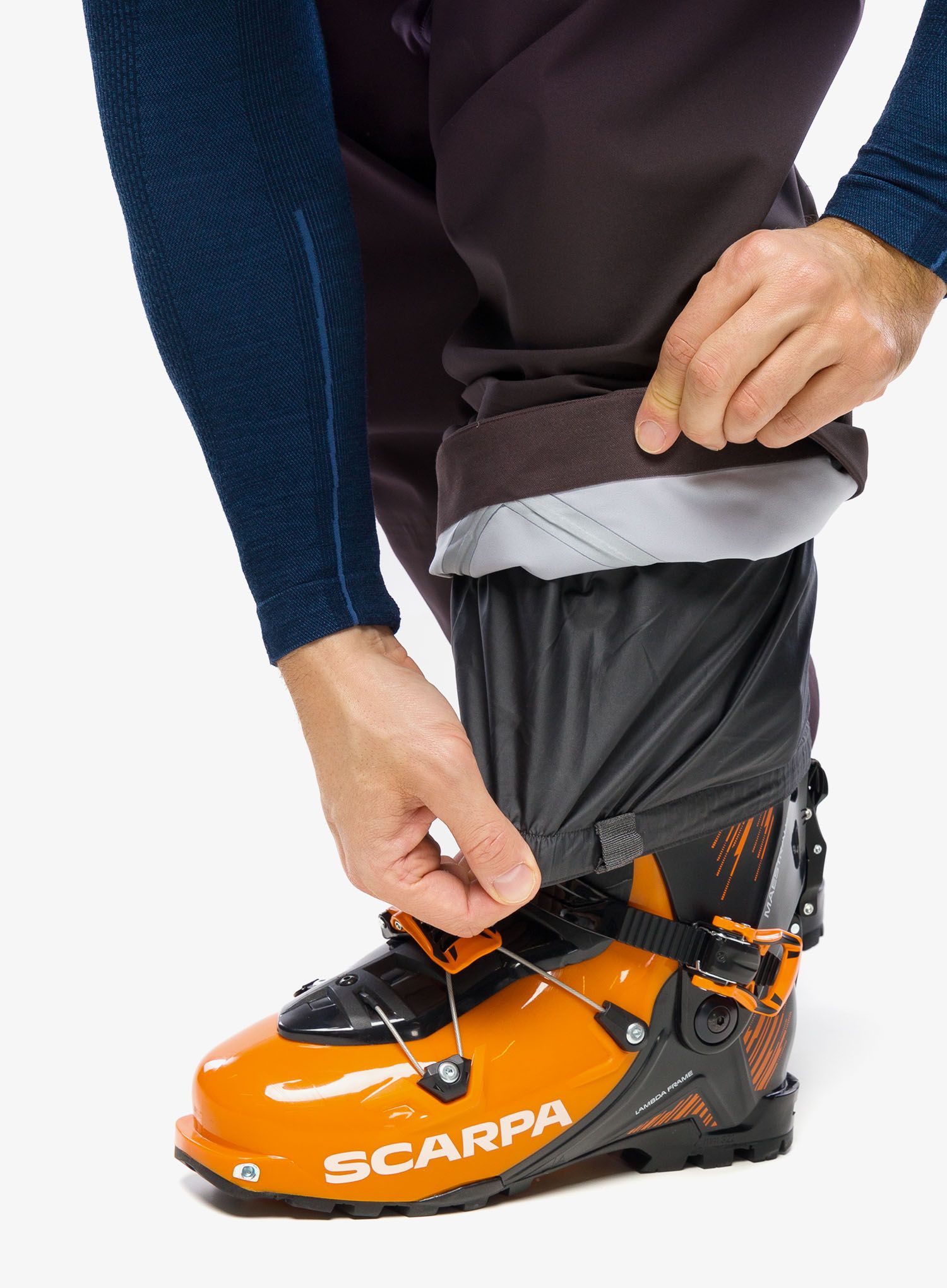 Skialpové kalhoty Patagonia SnowDrifter Bibs - obsidian plum