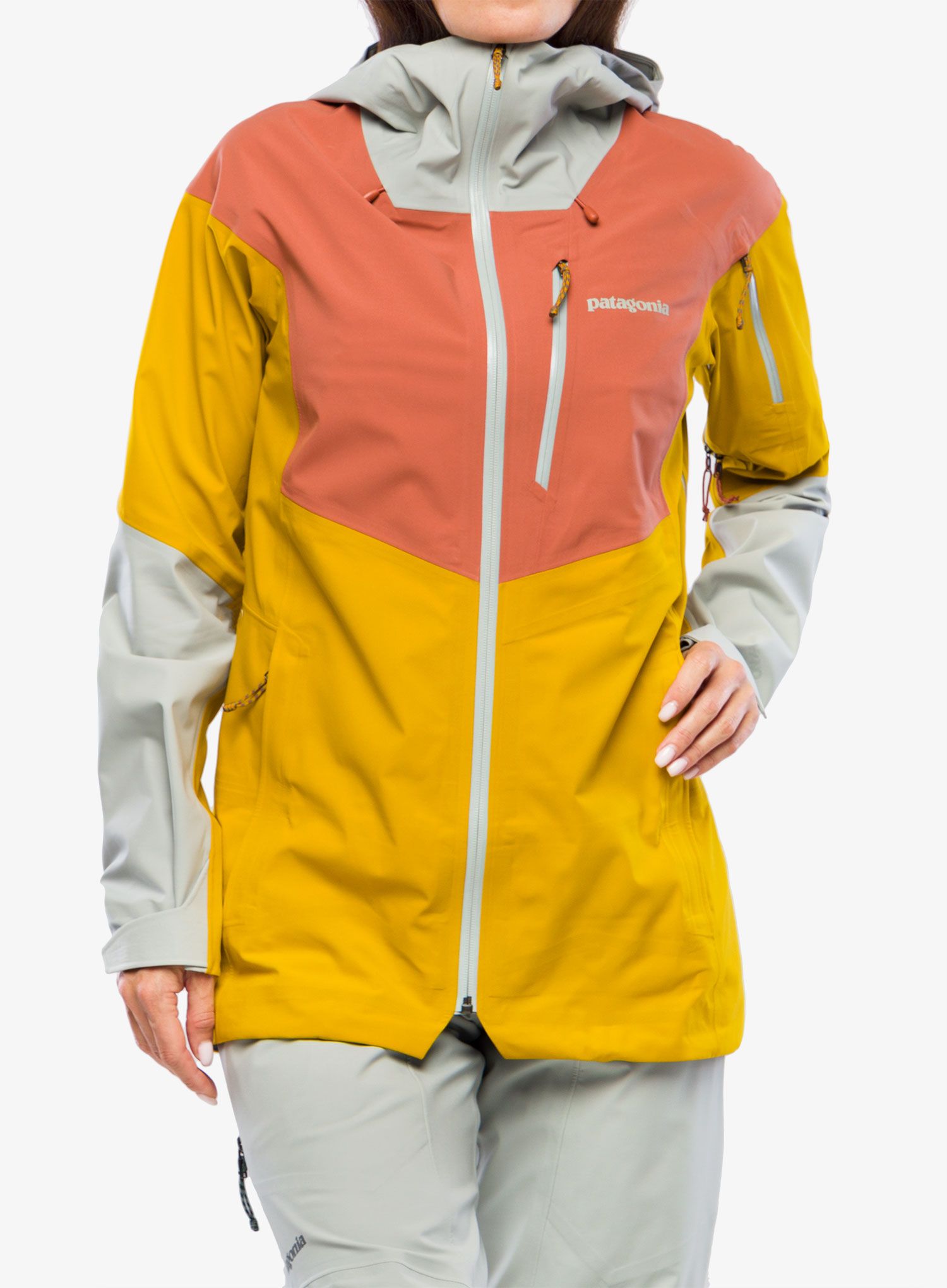 Damska bunda na skialpy Patagonia SnowDrifter Jacket - cosmic gold