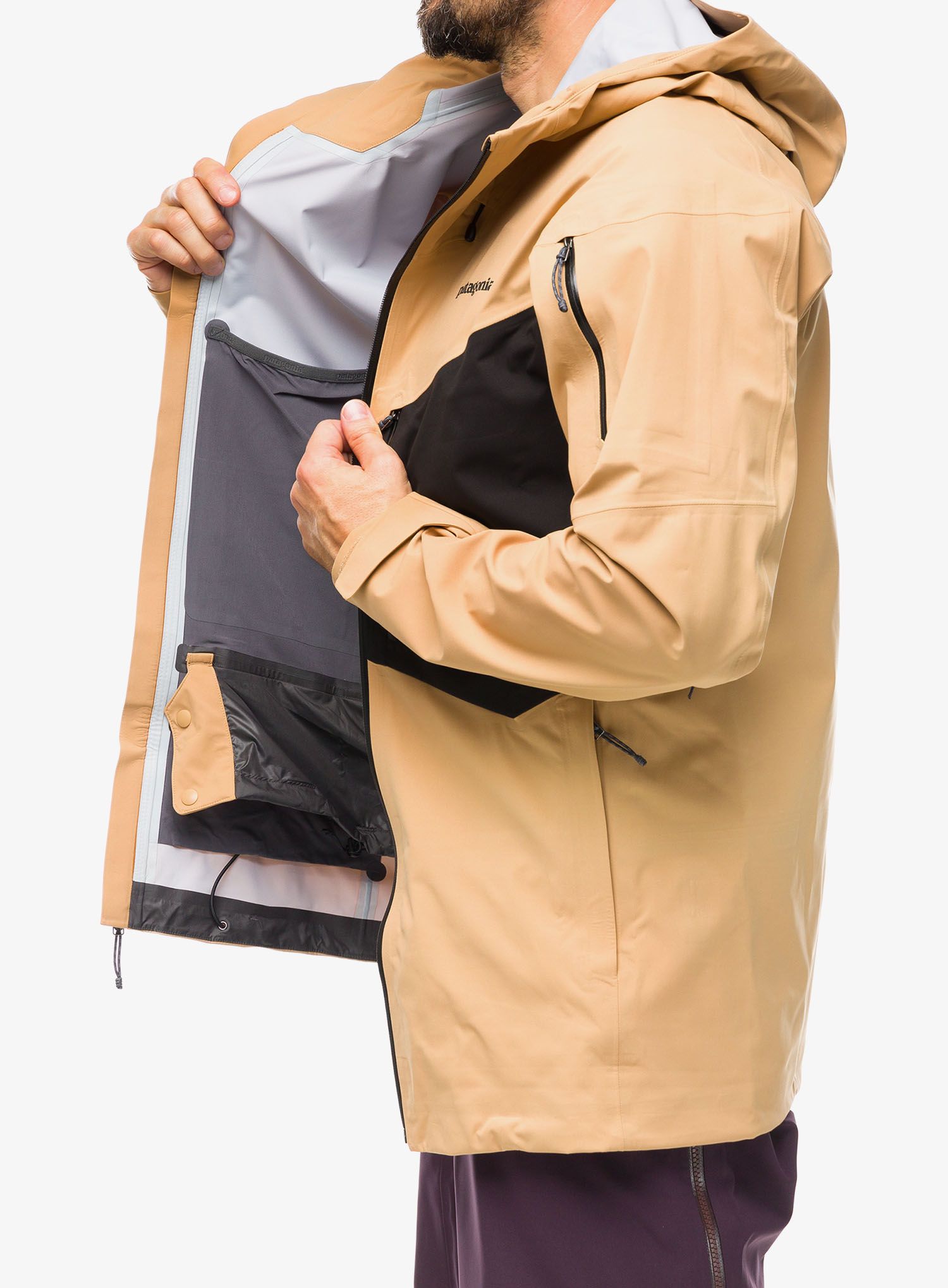 Bunda na skialpinismus Patagonia SnowDrifter Jacket - grayling brown