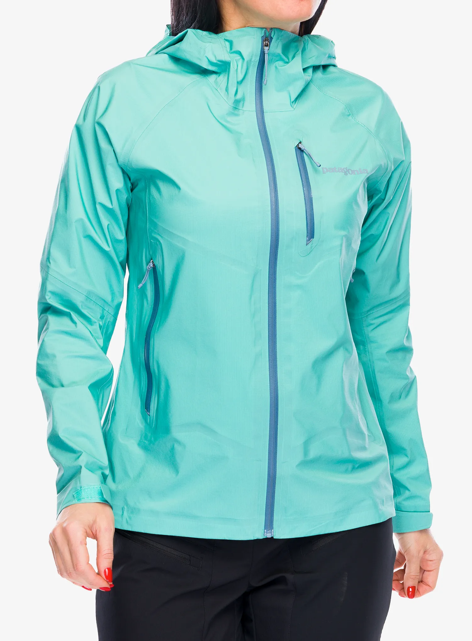 Dámská  horská bunda s membránou Patagonia Storm 10 Jacket - f.teal