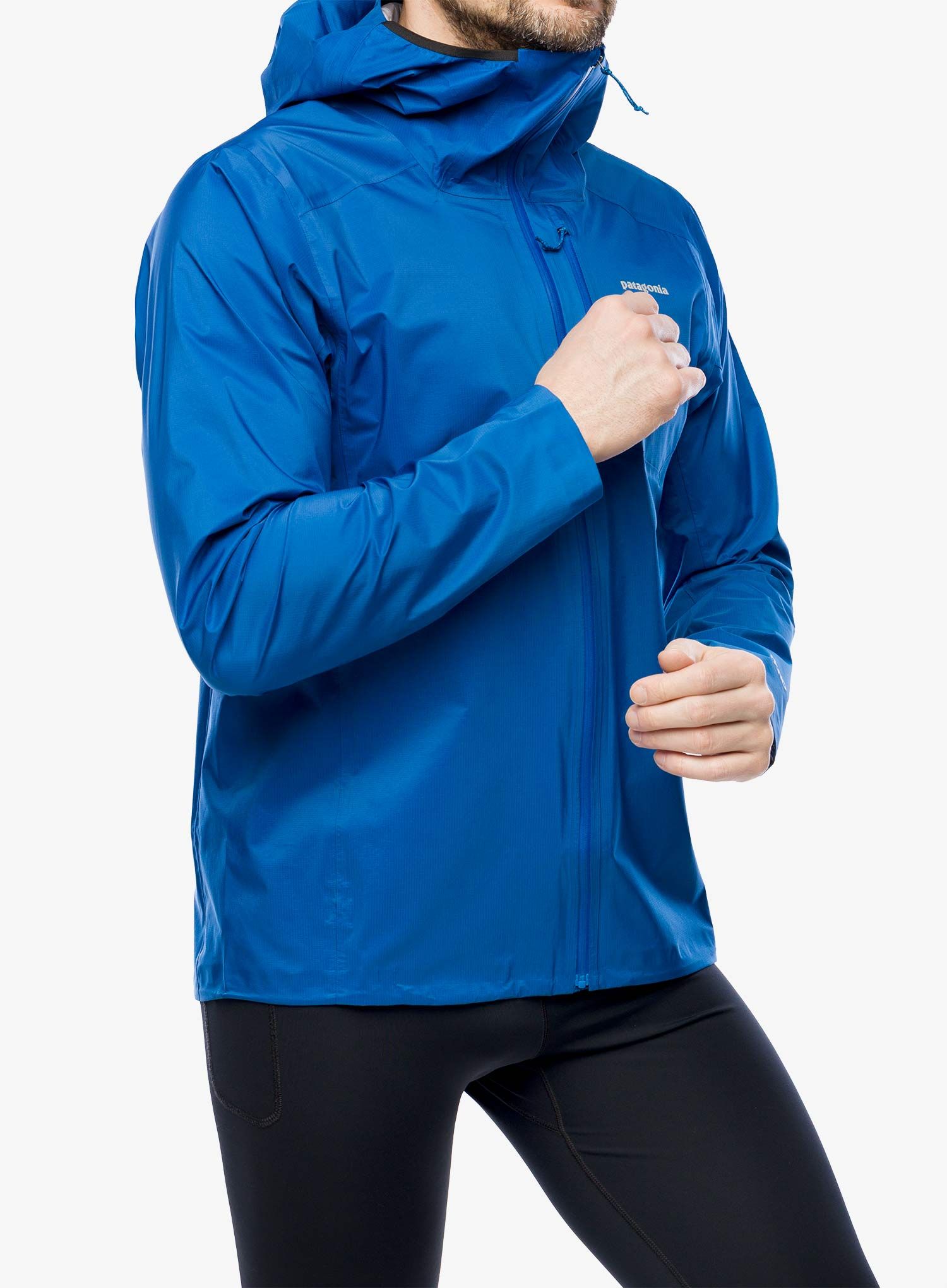 Bunda na běhání Patagonia Storm Racer Jacket - endless blue