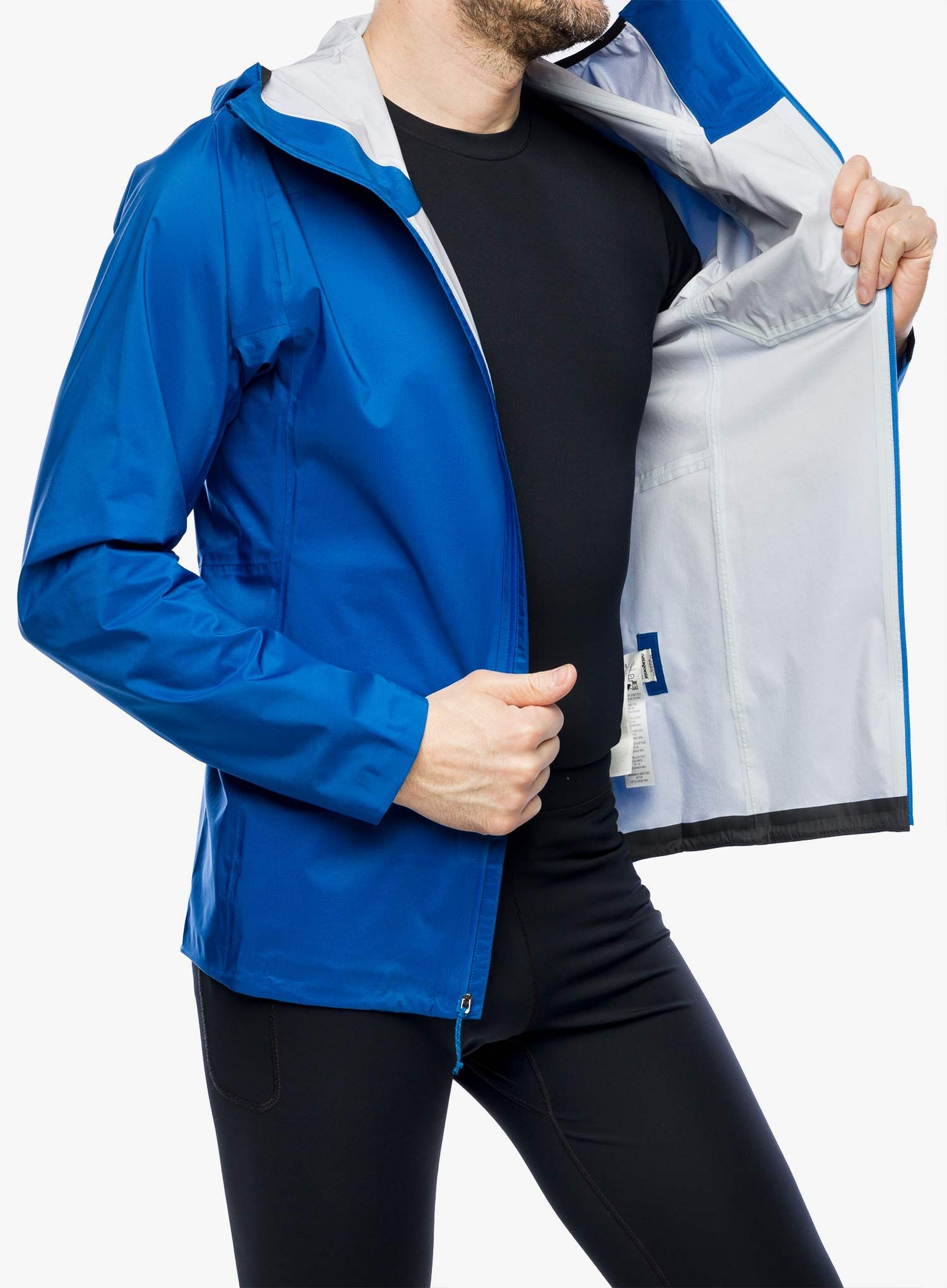 Bunda na běhání Patagonia Storm Racer Jacket - endless blue