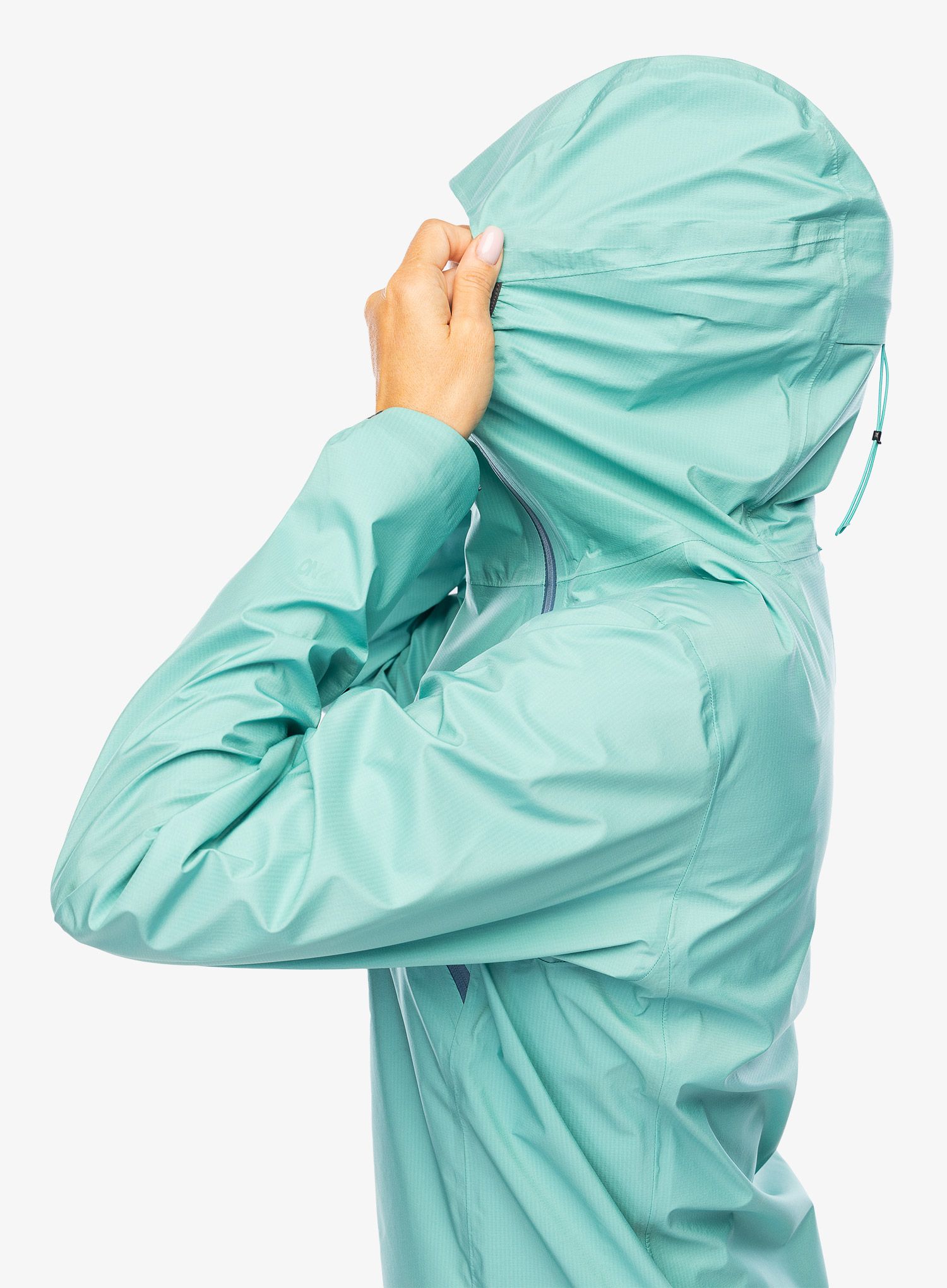 Dámská běžecká bunda Patagonia Storm Racer Jacket - fresh teal