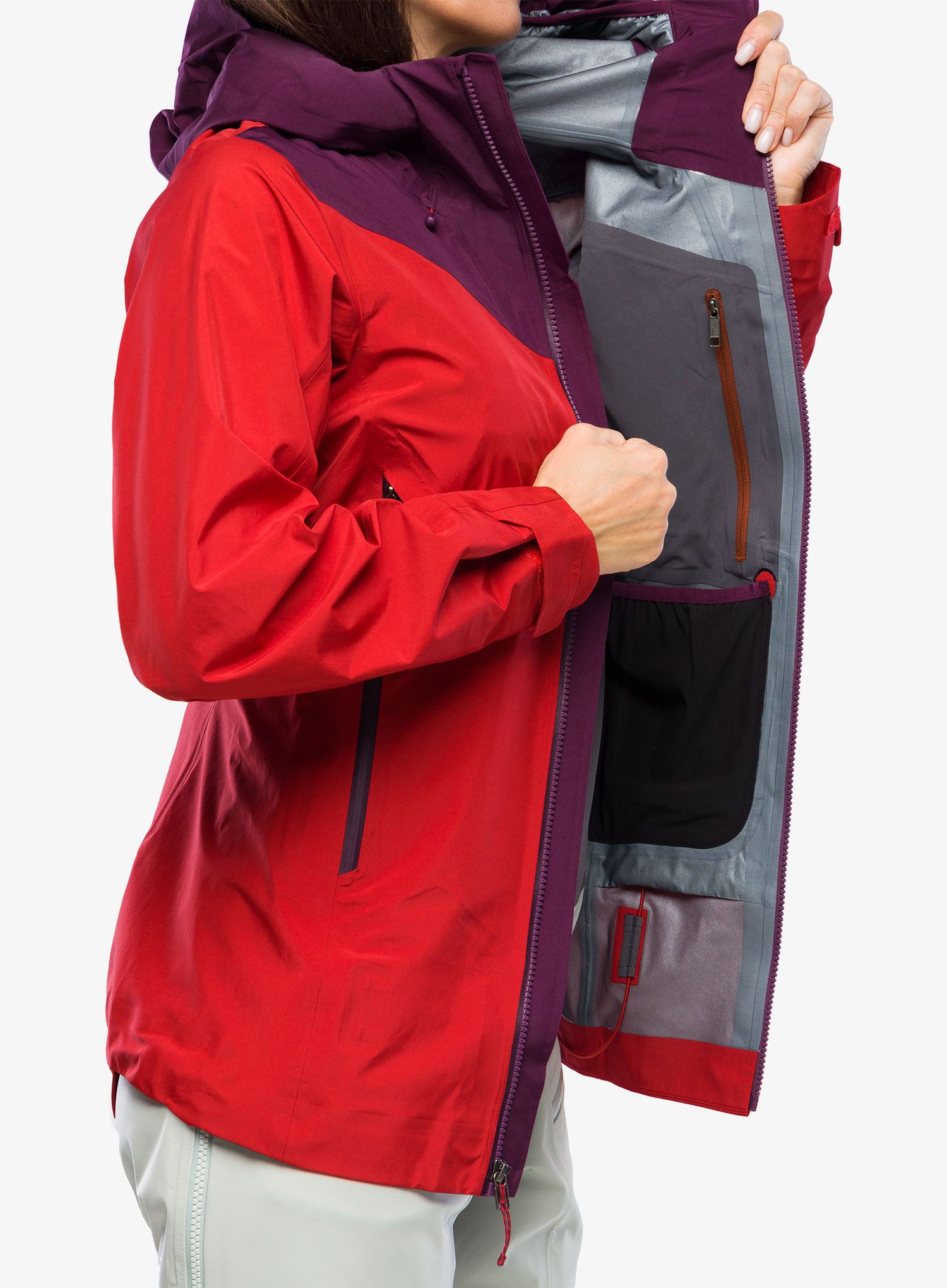 GORE TEX bunda dámská Patagonia Super Free Alpine Jkt - red