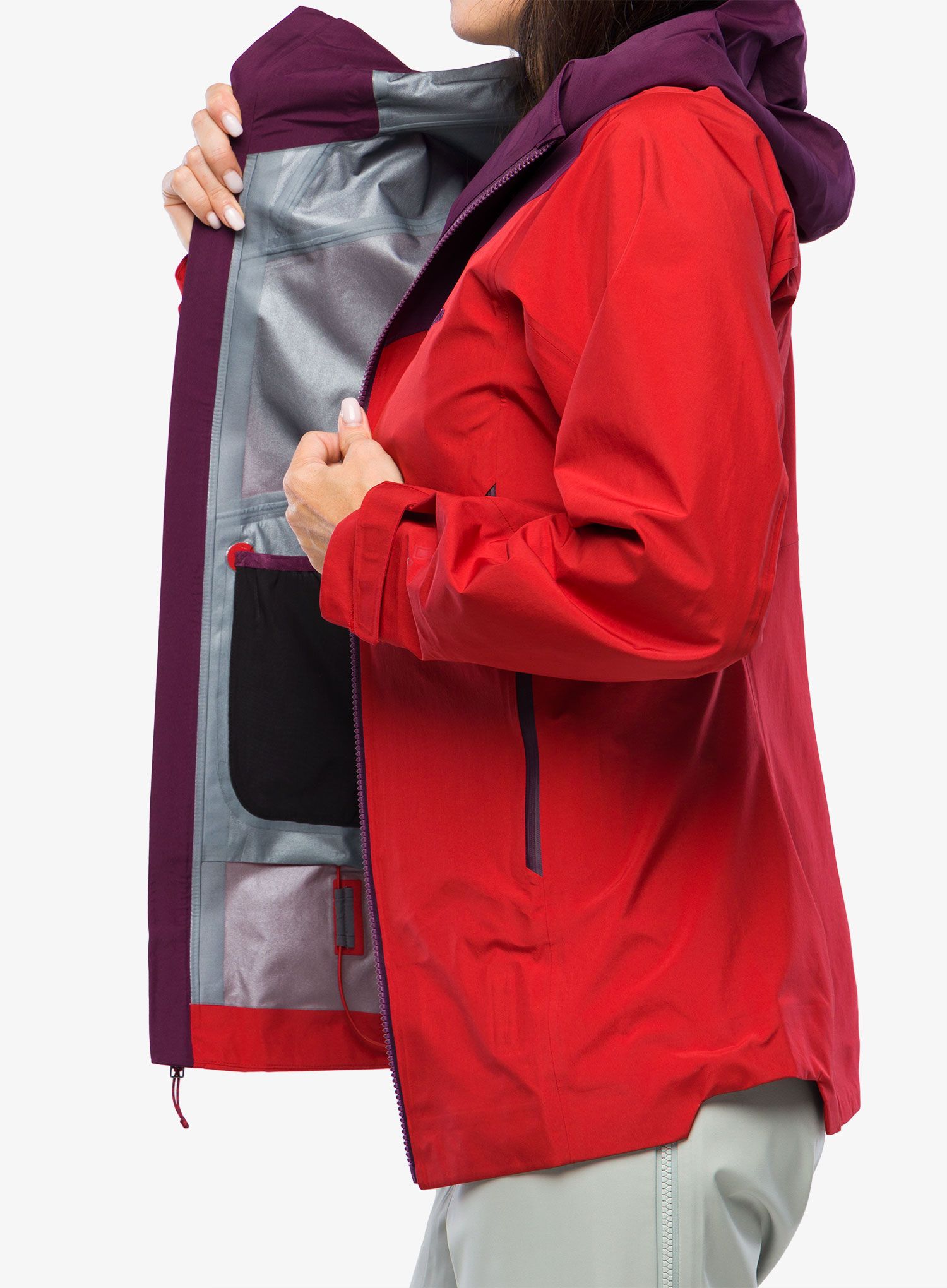 GORE TEX bunda dámská Patagonia Super Free Alpine Jkt - red