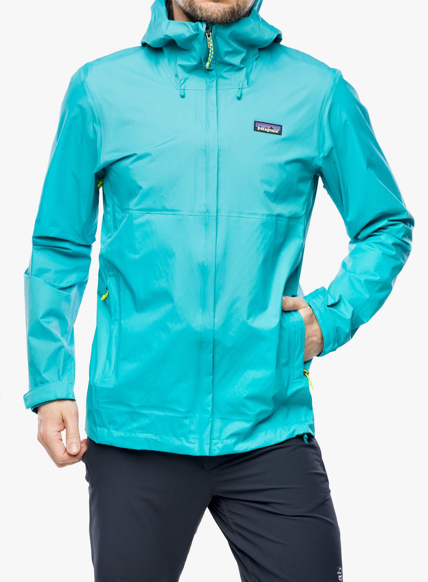 Bunda do deště Patagonia Torrentshell 3L Jacket - subtidal blue