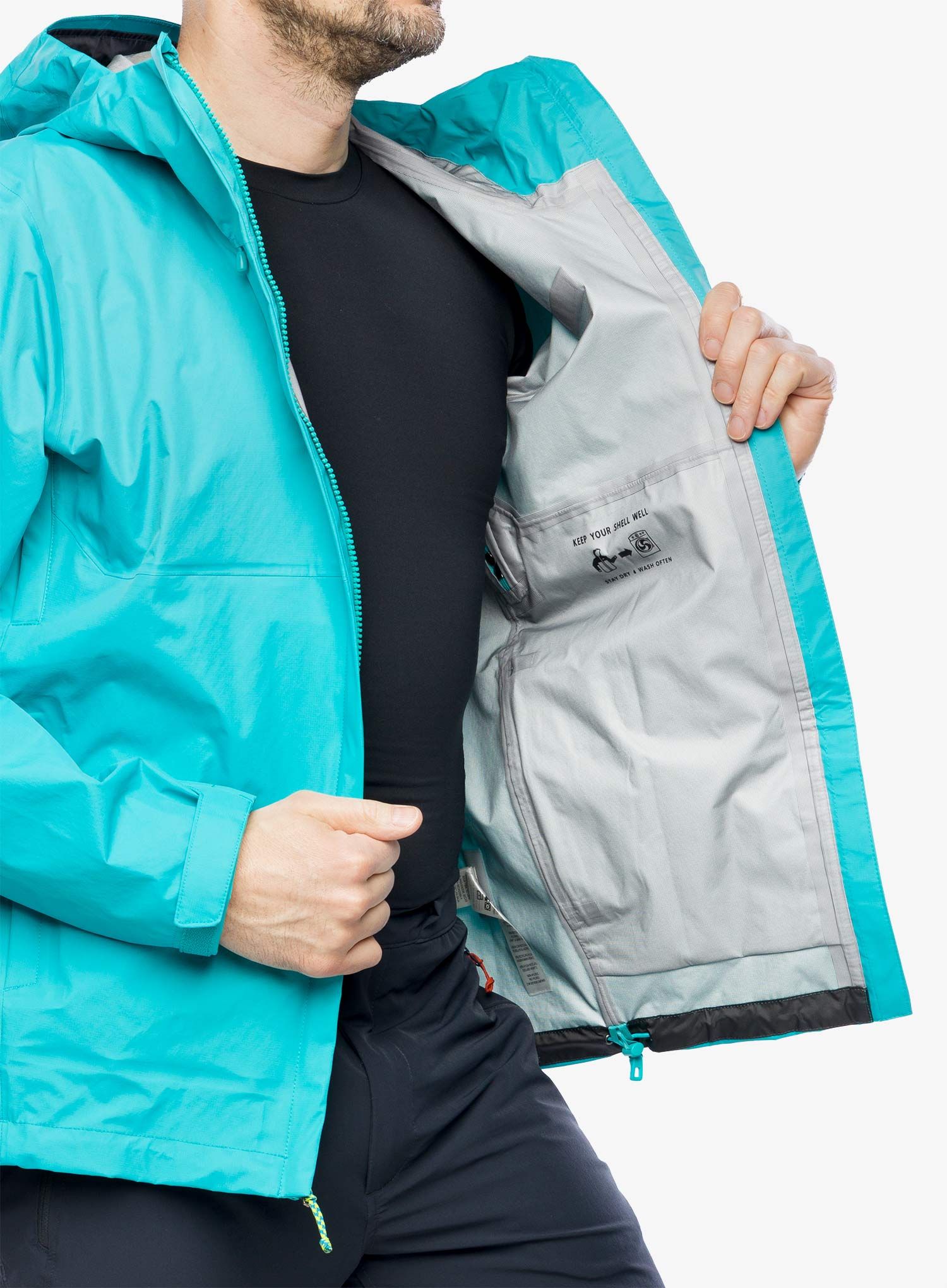 Bunda do deště Patagonia Torrentshell 3L Jacket - subtidal blue