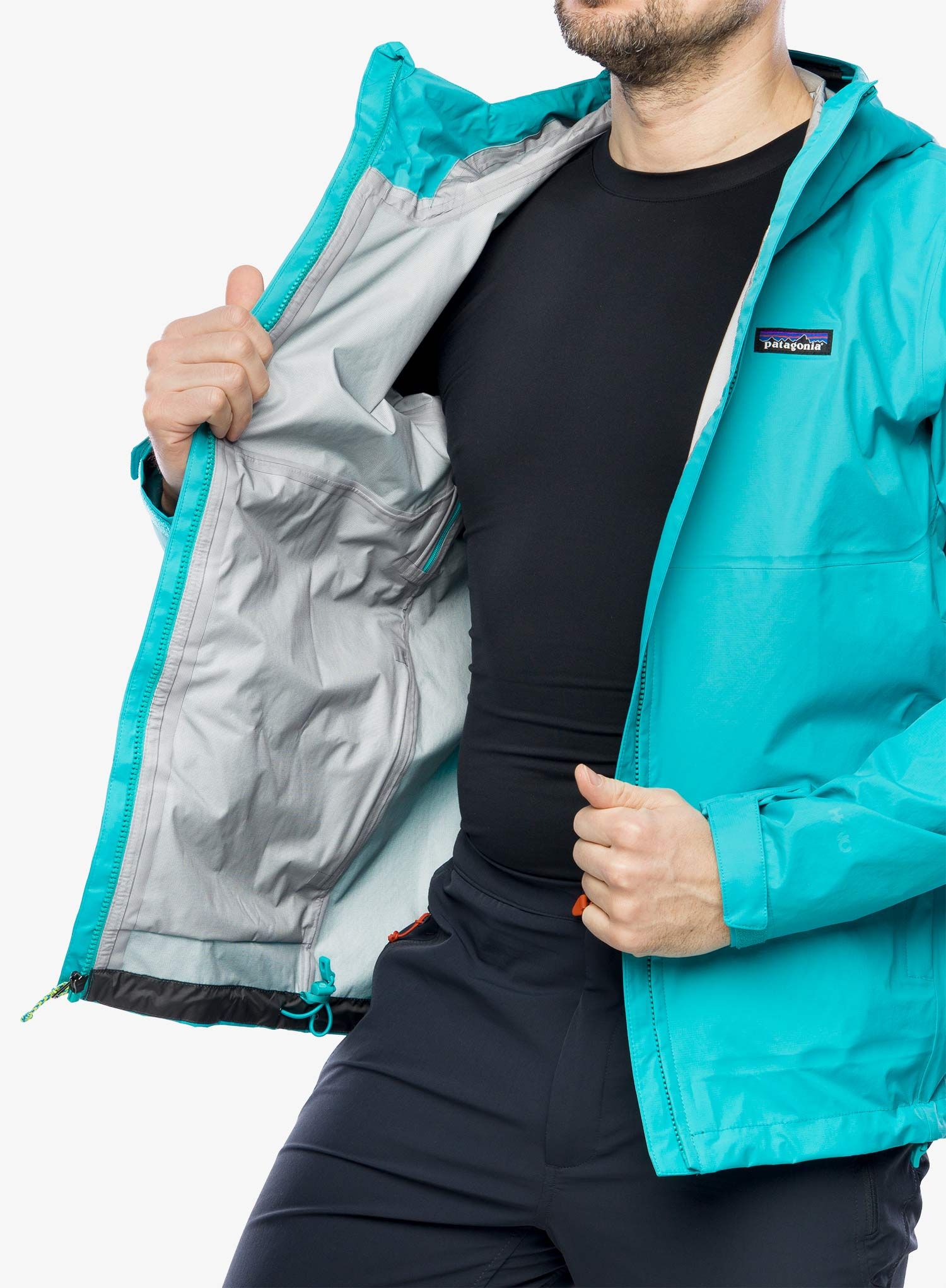 Bunda do deště Patagonia Torrentshell 3L Jacket - subtidal blue