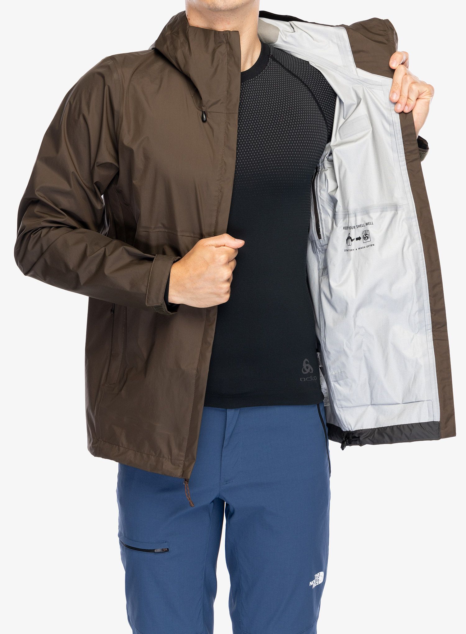 Bunda s membránou Patagonia Torrentshell 3L Jacket - dark walnut