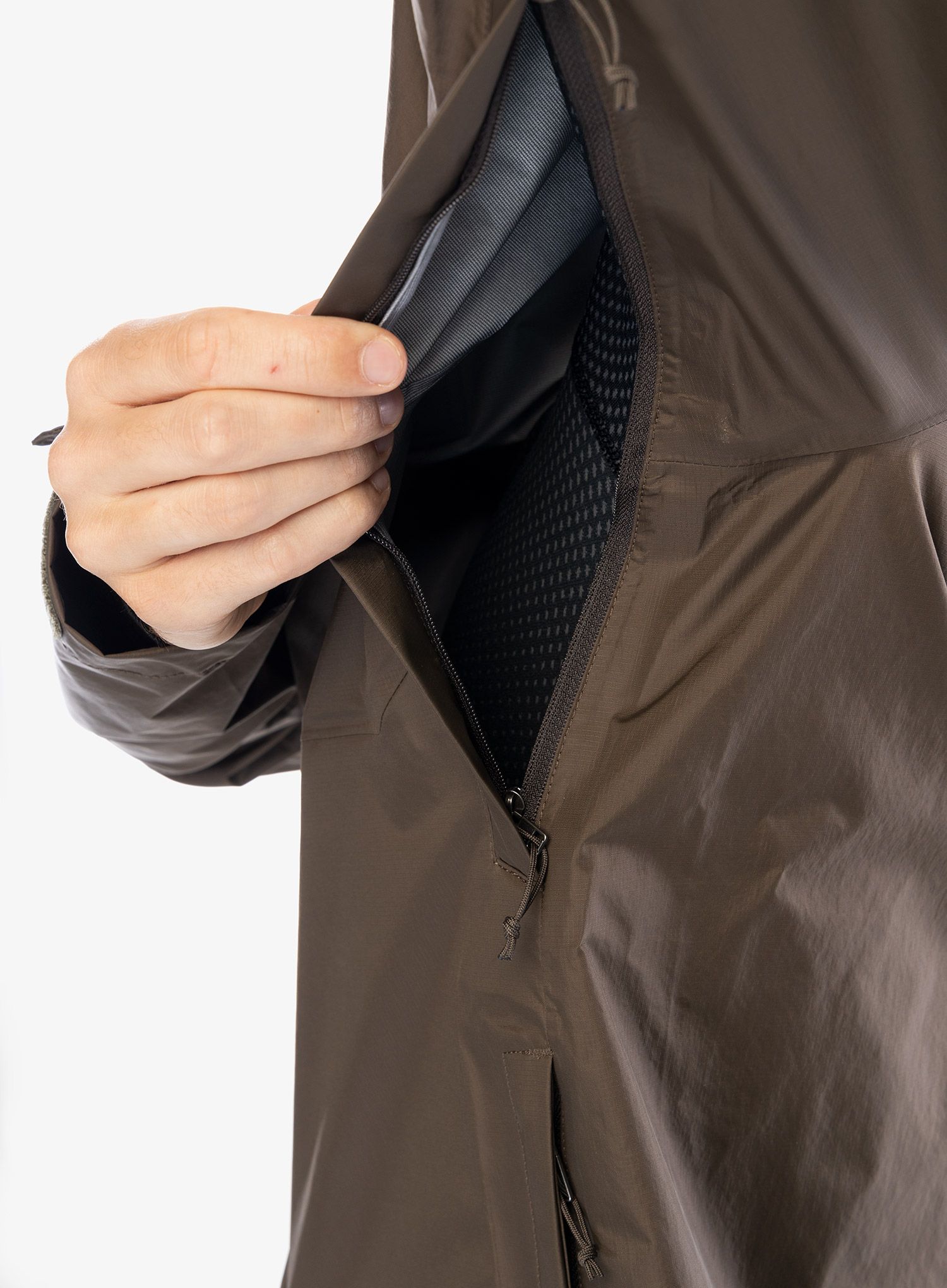 Bunda s membránou Patagonia Torrentshell 3L Jacket - dark walnut