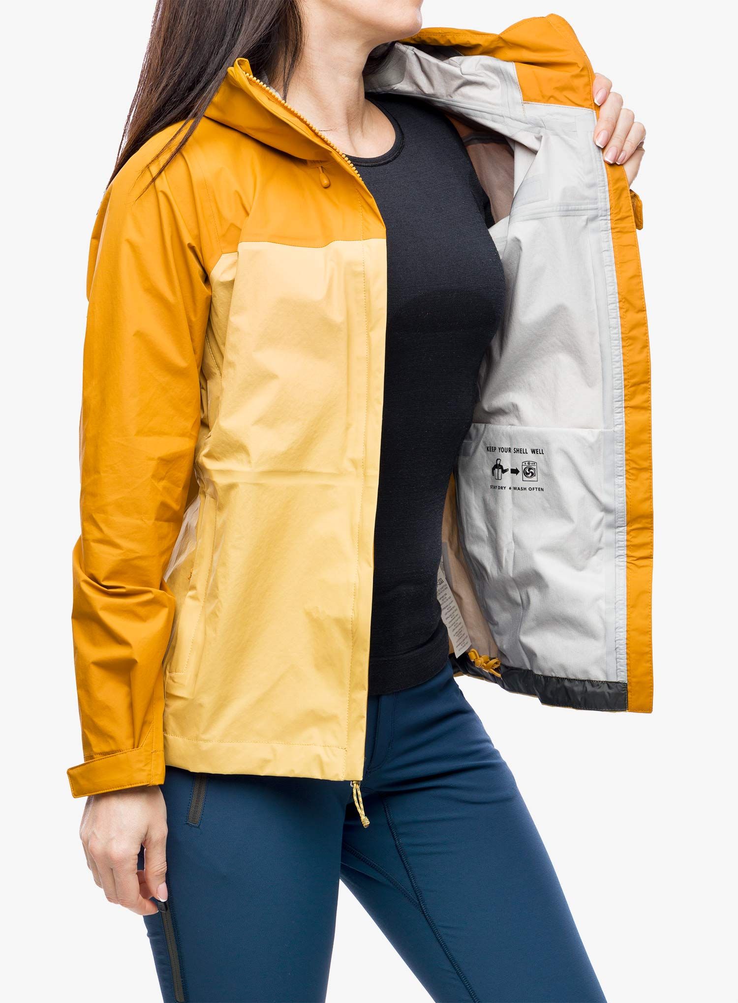Dámská bunda do deště Patagonia Torrentshell 3L Jacket - pufferfish gold