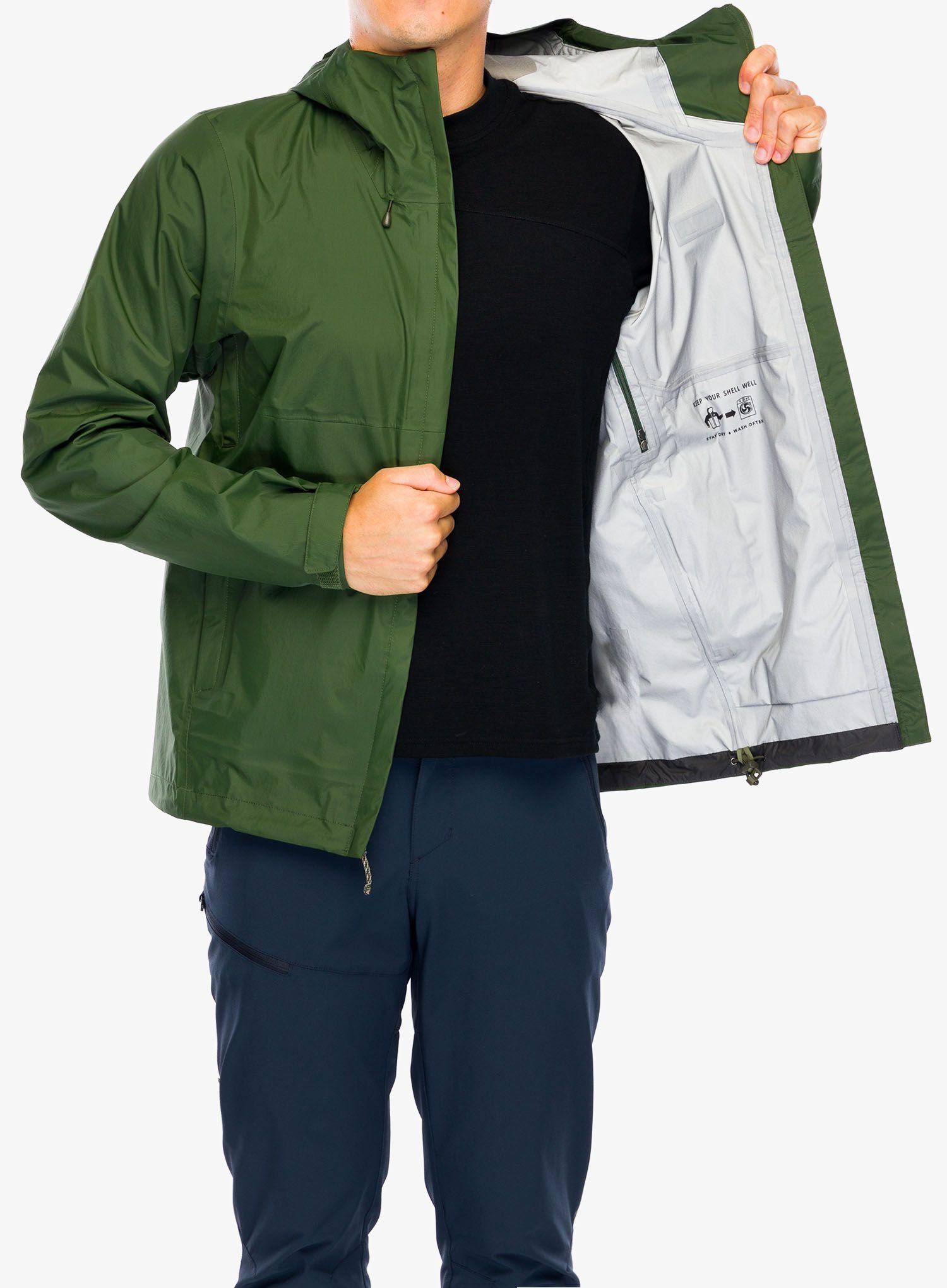 Bunda s membránou Patagonia Torrentshell 3L Jacket - torrey pine green