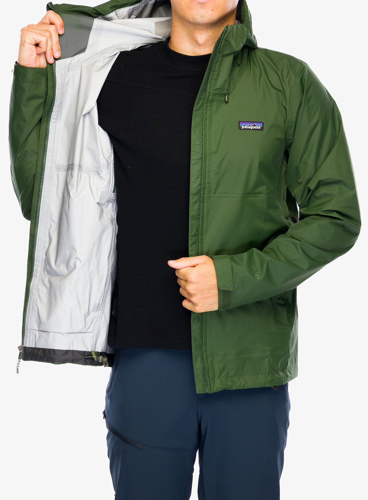 Bunda s membránou Patagonia Torrentshell 3L Jacket - torrey pine green