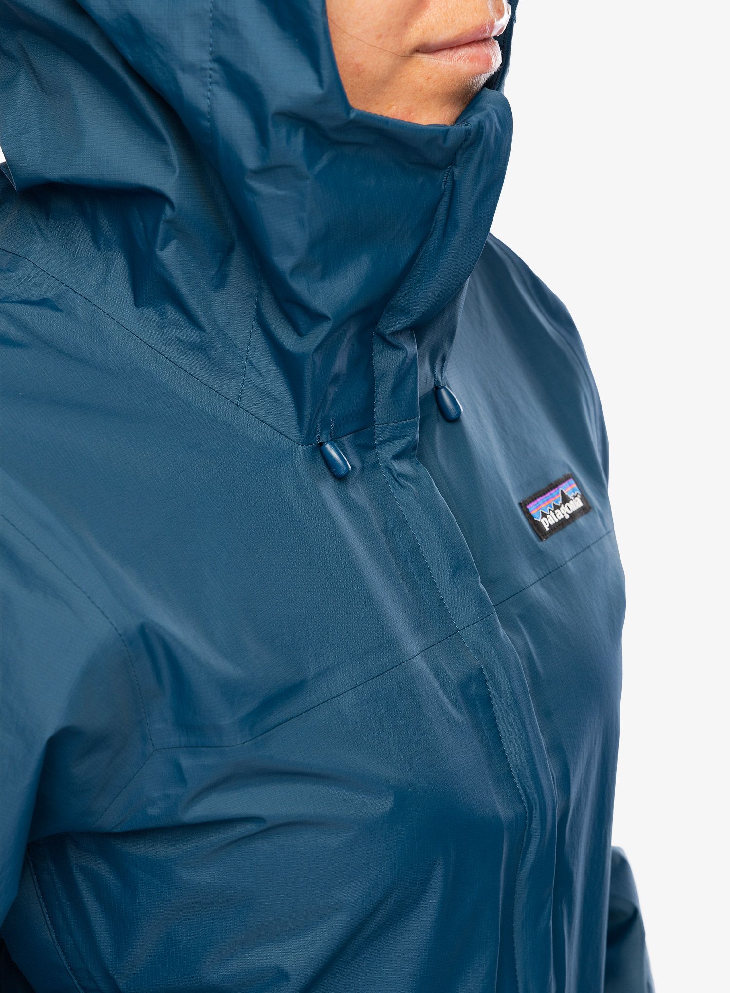 Dámská nepromokavá bunda s membránou Patagonia Torrentshell 3L Jacket - lagom blue