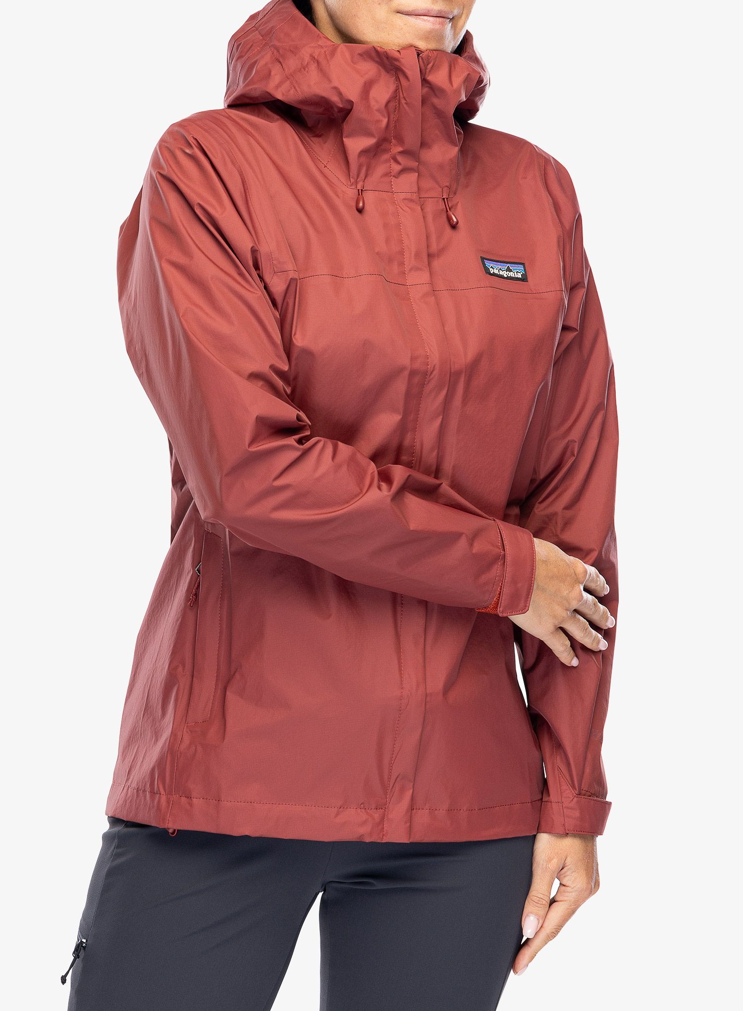 Dámská bunda do deště Patagonia Torrentshell 3L Jacket - oxide red