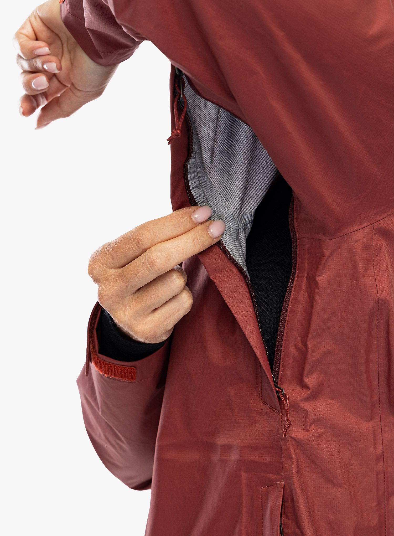Dámská bunda do deště Patagonia Torrentshell 3L Jacket - oxide red