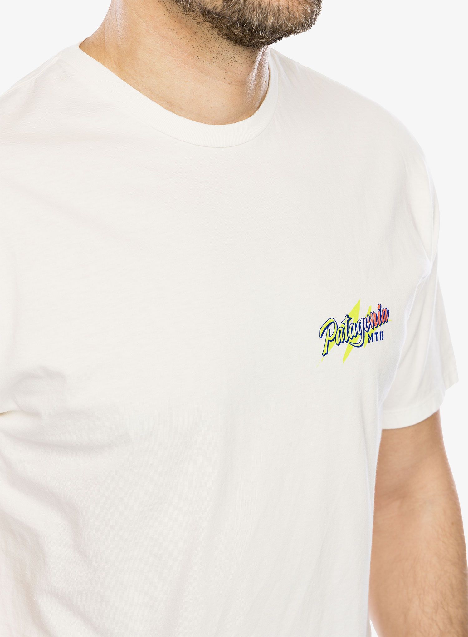 Bavlněné tričko Patagonia Trail Hound Organic T-Shirt - birch white