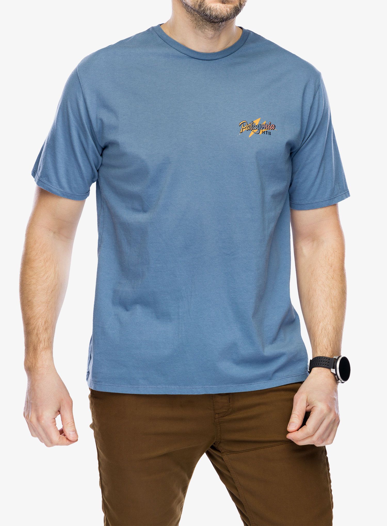 Tričko Patagonia Trail Hound Organic T-Shirt - utility blue