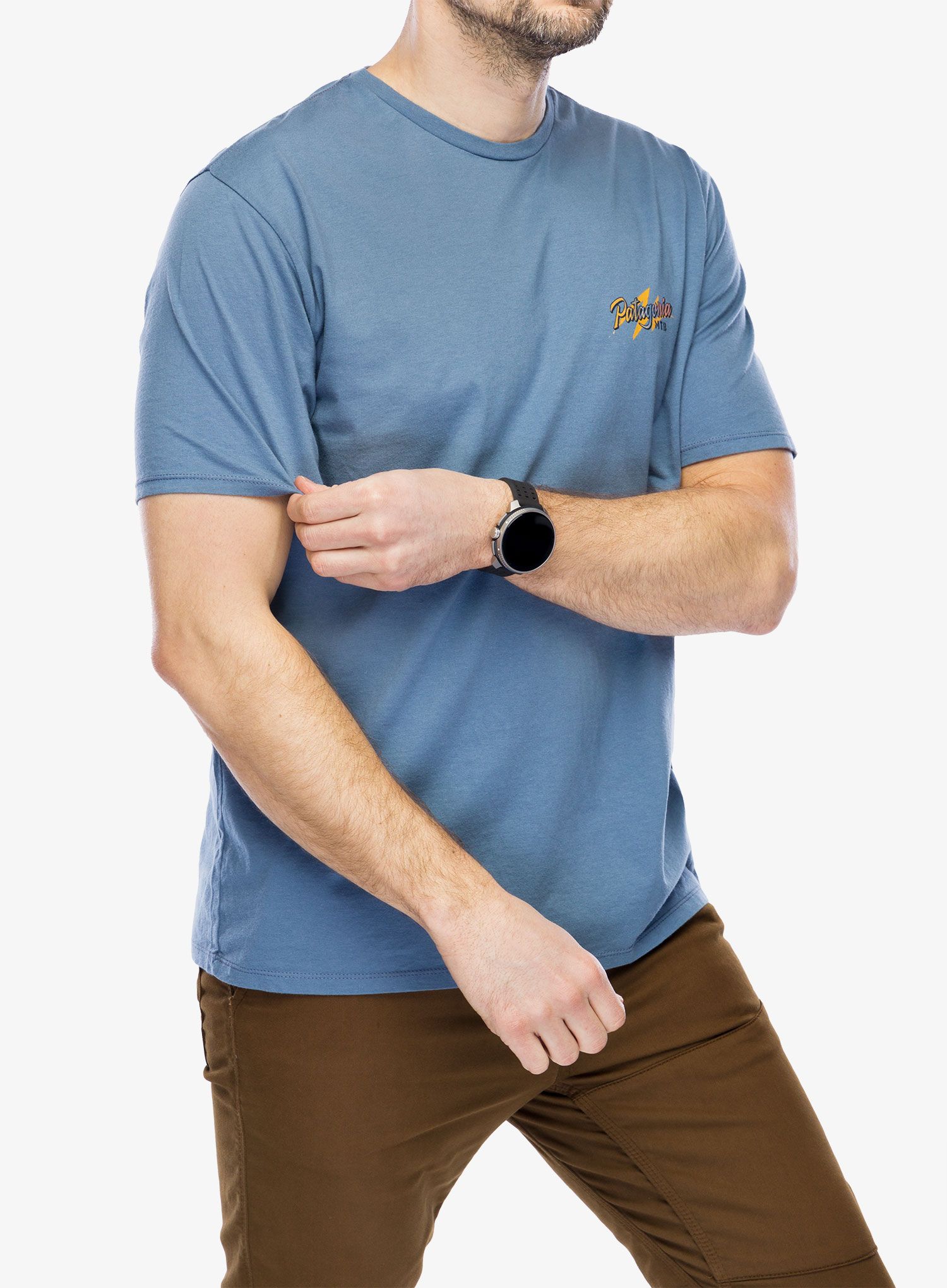 Tričko Patagonia Trail Hound Organic T-Shirt - utility blue