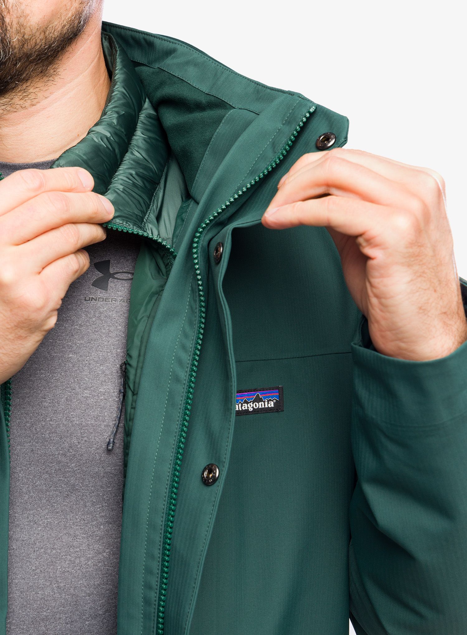 Bunda 3v1 Patagonia Tres 3-in-1 Parka - northern green