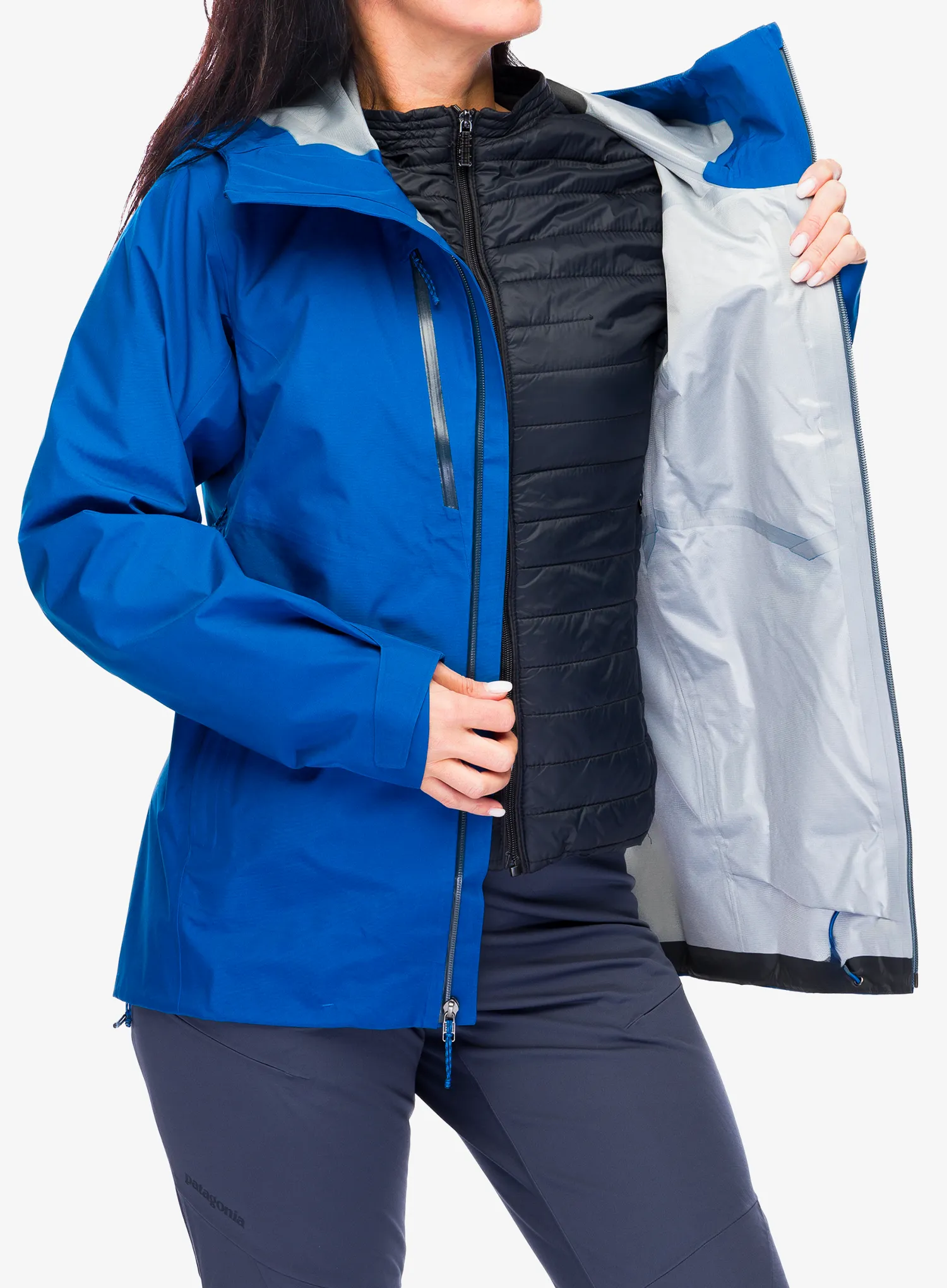 Dámská nepromokavá bunda s membránou Patagonia Triolet Jacket - endles blue