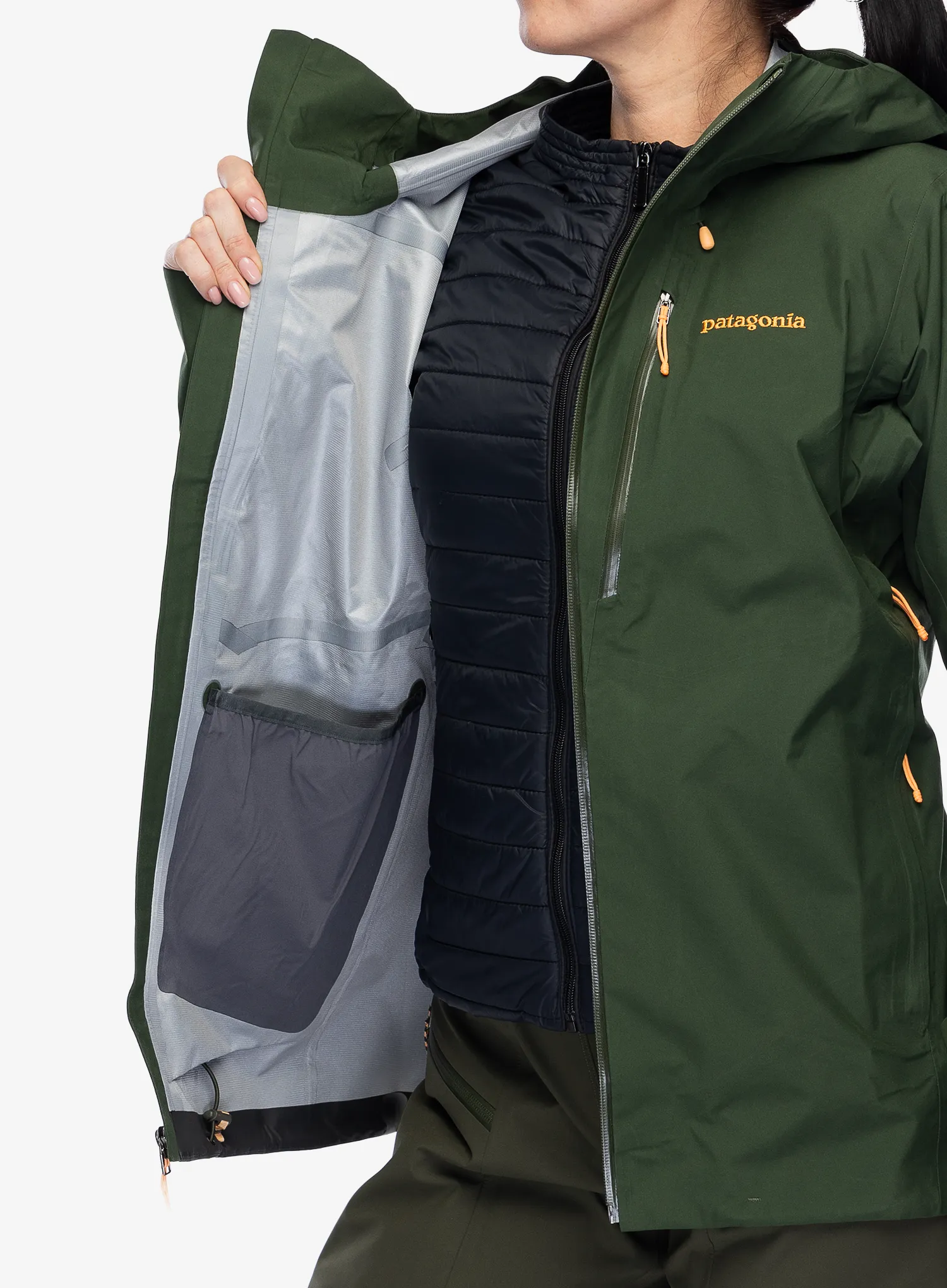 GORE TEX bunda dámská Patagonia Triolet Jacket - torrey pine green