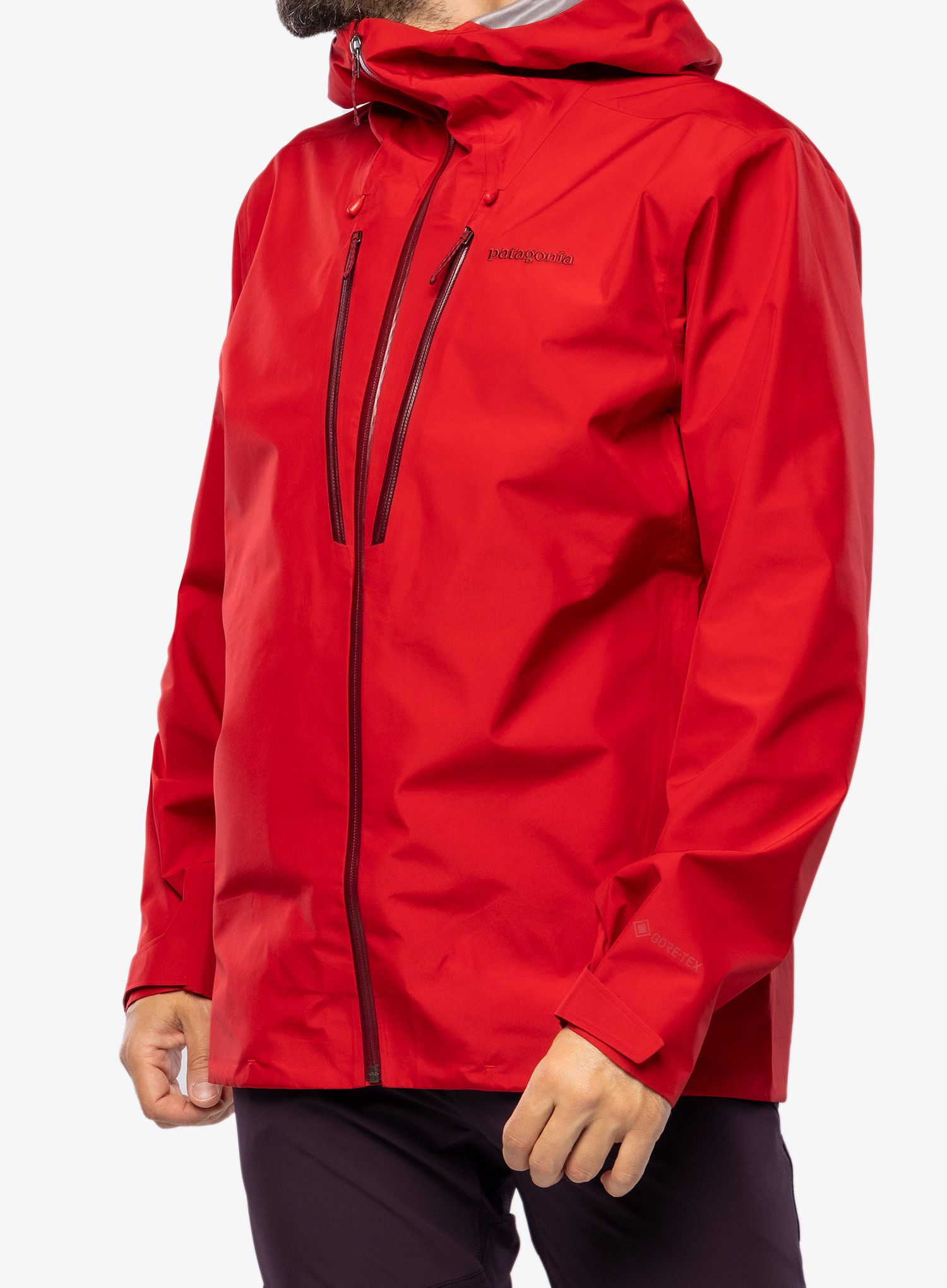 Membránová bunda Patagonia Triolet Jkt - touring red