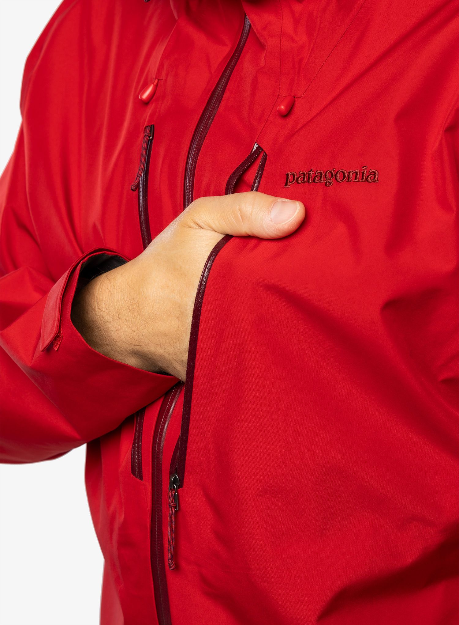 Membránová bunda Patagonia Triolet Jkt - touring red