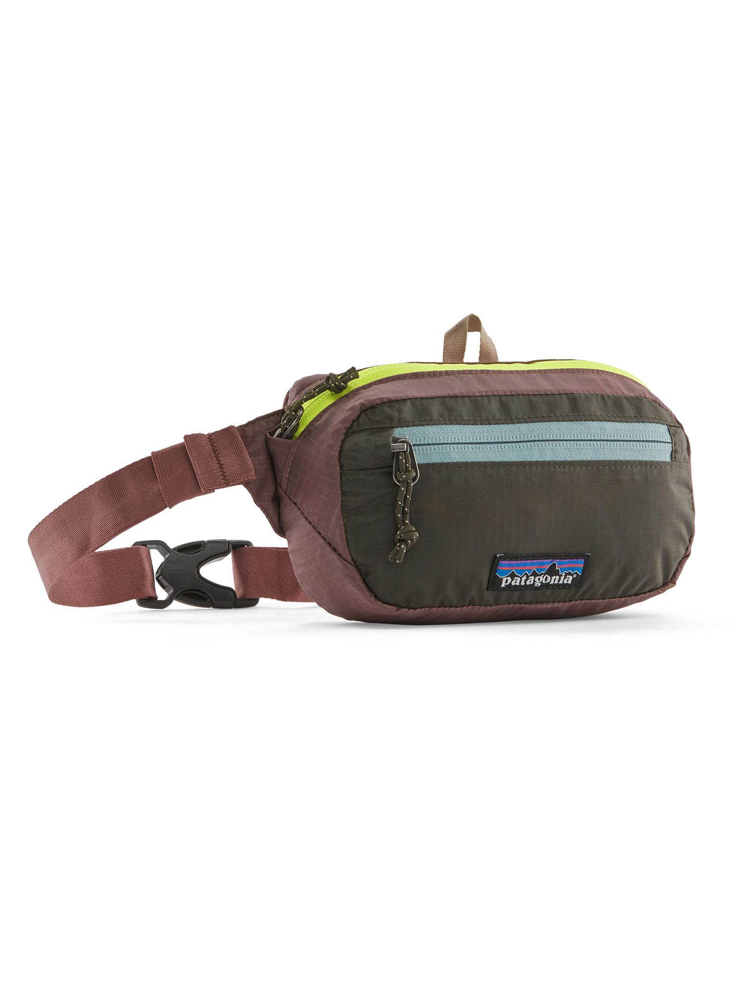 Ledvinka Patagonia Ultralight Black Hole Mini Hip Pack - patchwork/pine needle green