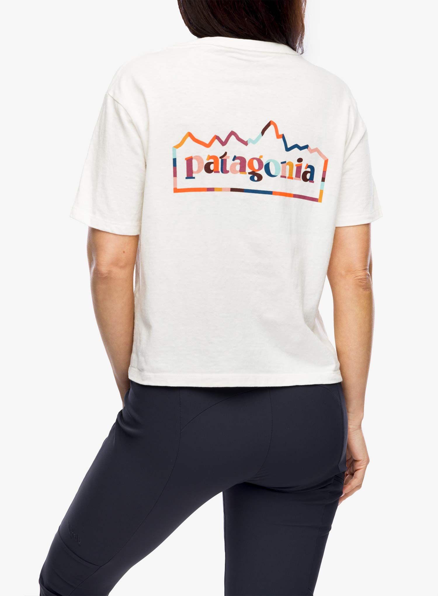 Bavlněné tričko dámské Patagonia Unity Fitz Easy Cut Responsibili-Tee - birch white