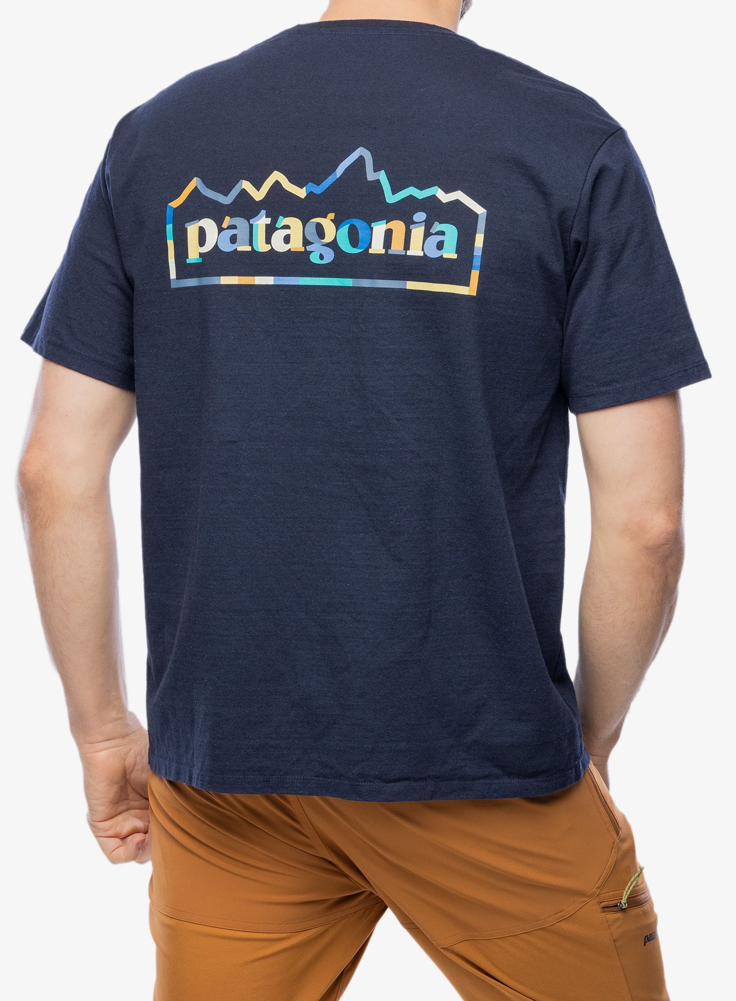 Tričko s potiskem Patagonia Unity Fitz Responsibili-Tee - new navy