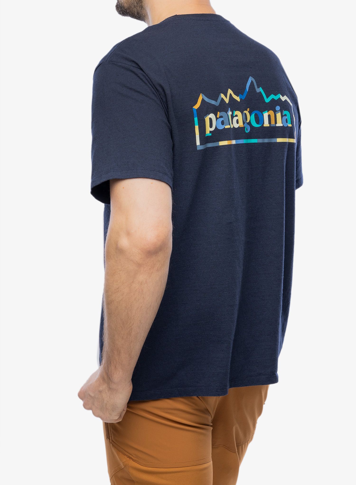 Tričko s potiskem Patagonia Unity Fitz Responsibili-Tee - new navy