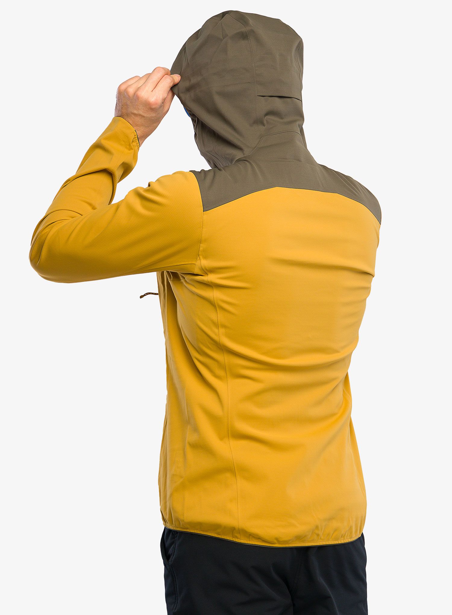 Skialpová bunda Patagonia Upstride Jacket - cabin gold
