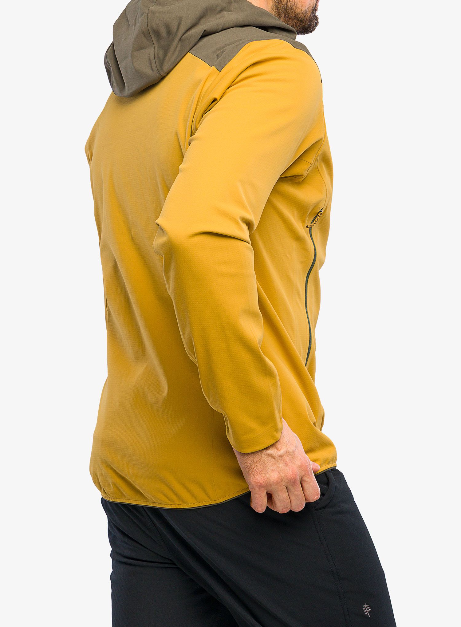Skialpová bunda Patagonia Upstride Jacket - cabin gold
