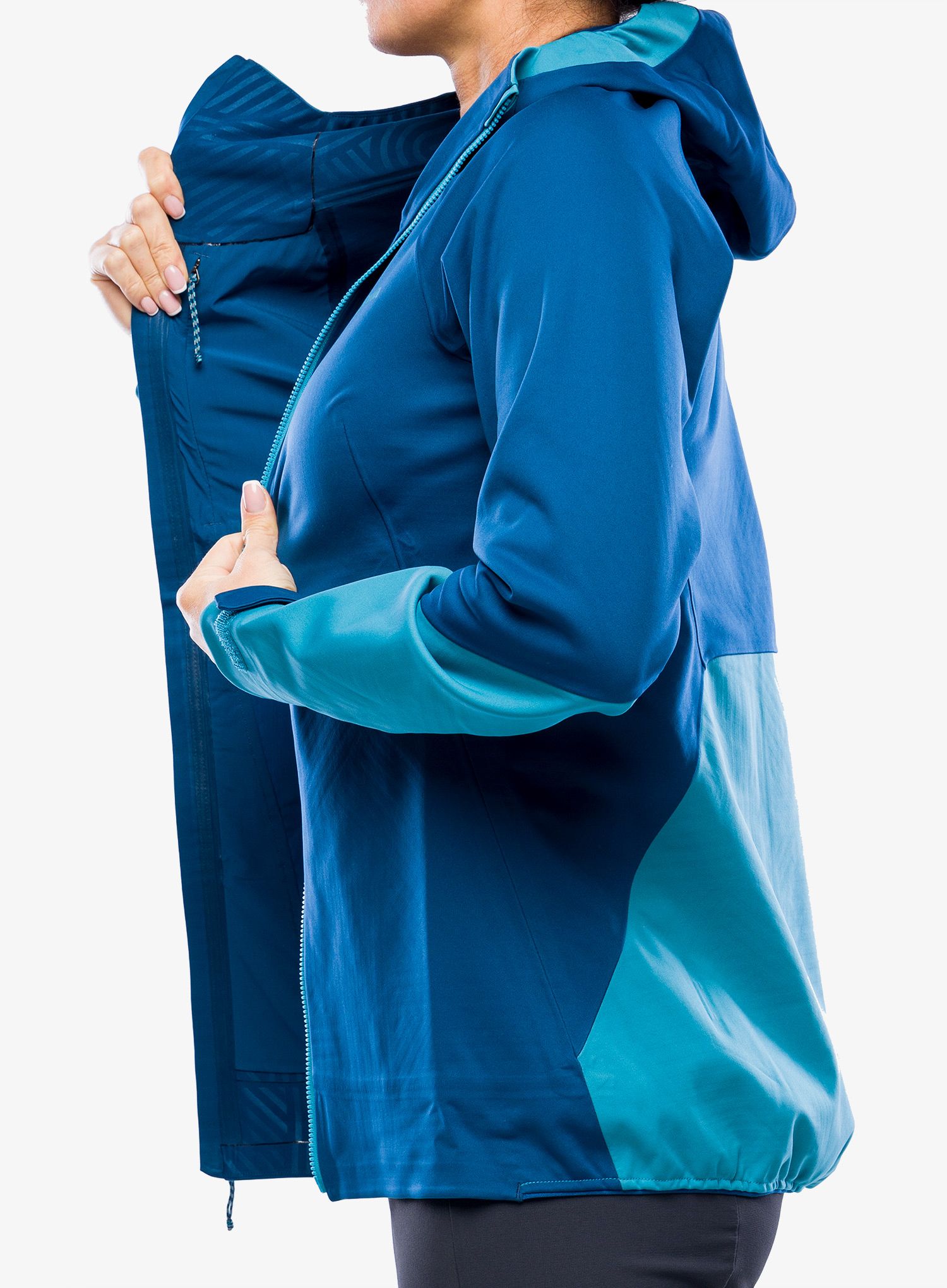 Softshellová bunda dámská Patagonia Upstride Jkt - lagom blue