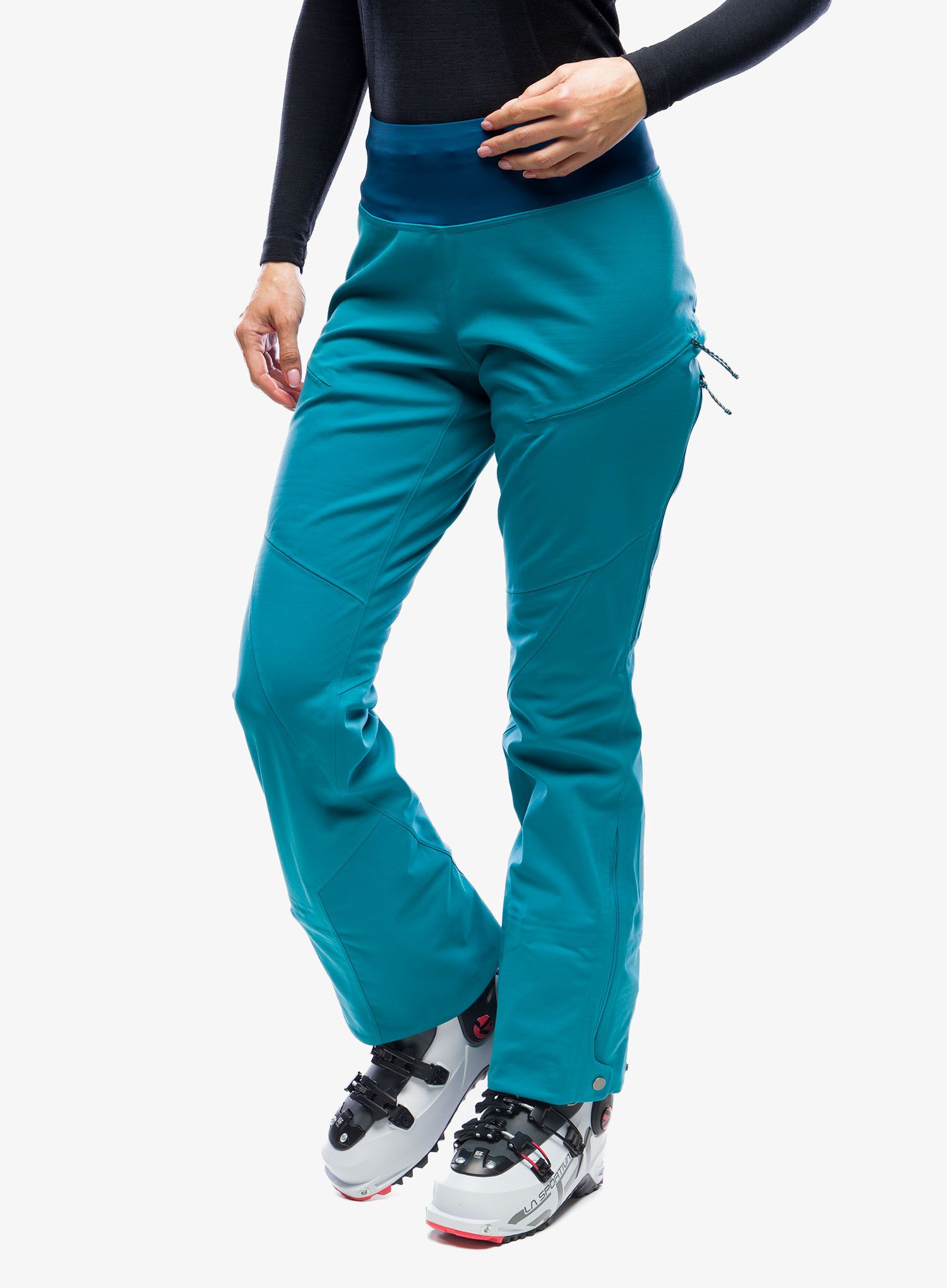 Skialpové kalhoty dámské Patagonia Upstride Pants - belay blue