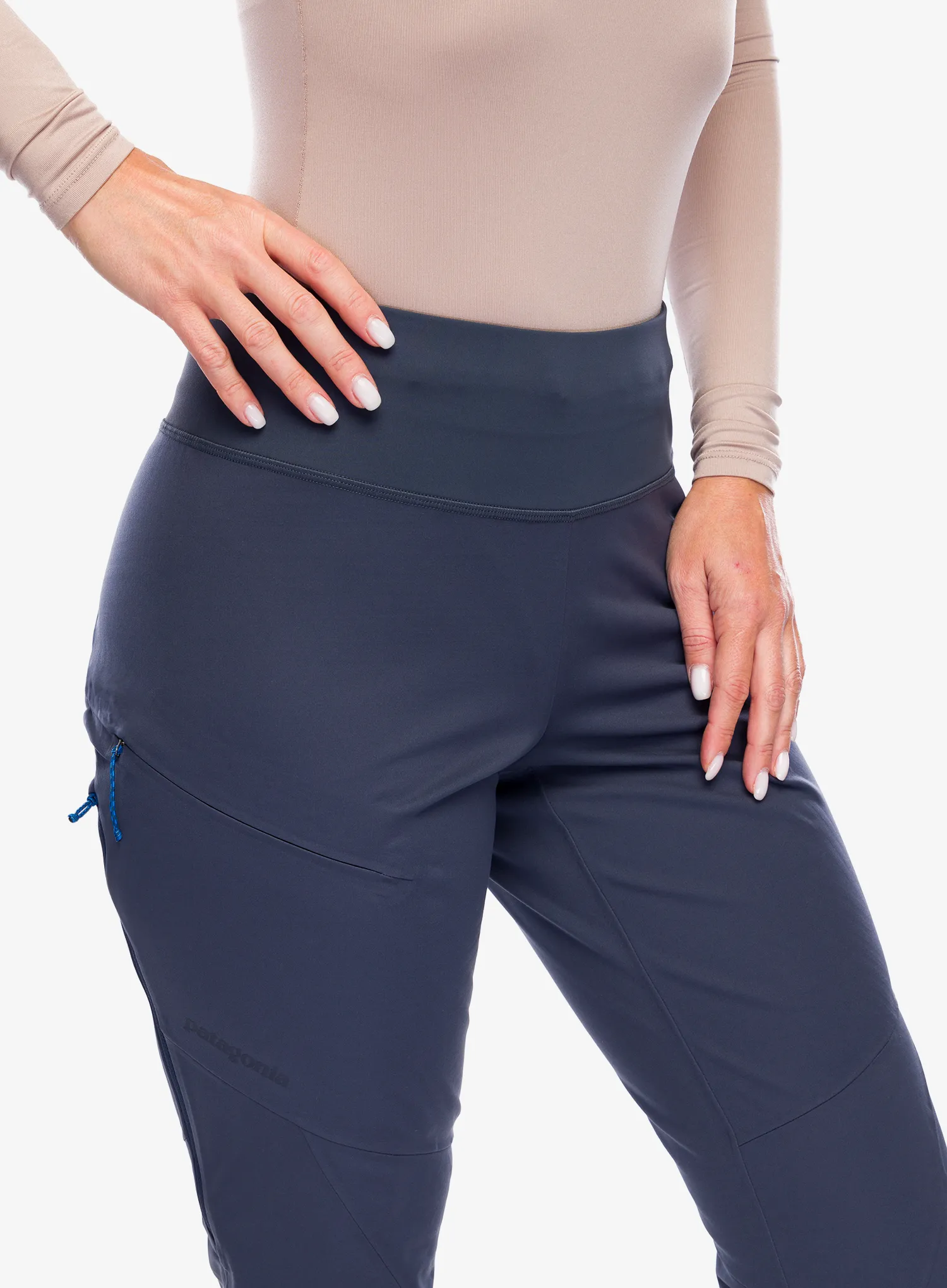 Softshellové kalhoty dámské Patagonia Upstride Pants - smolder blue