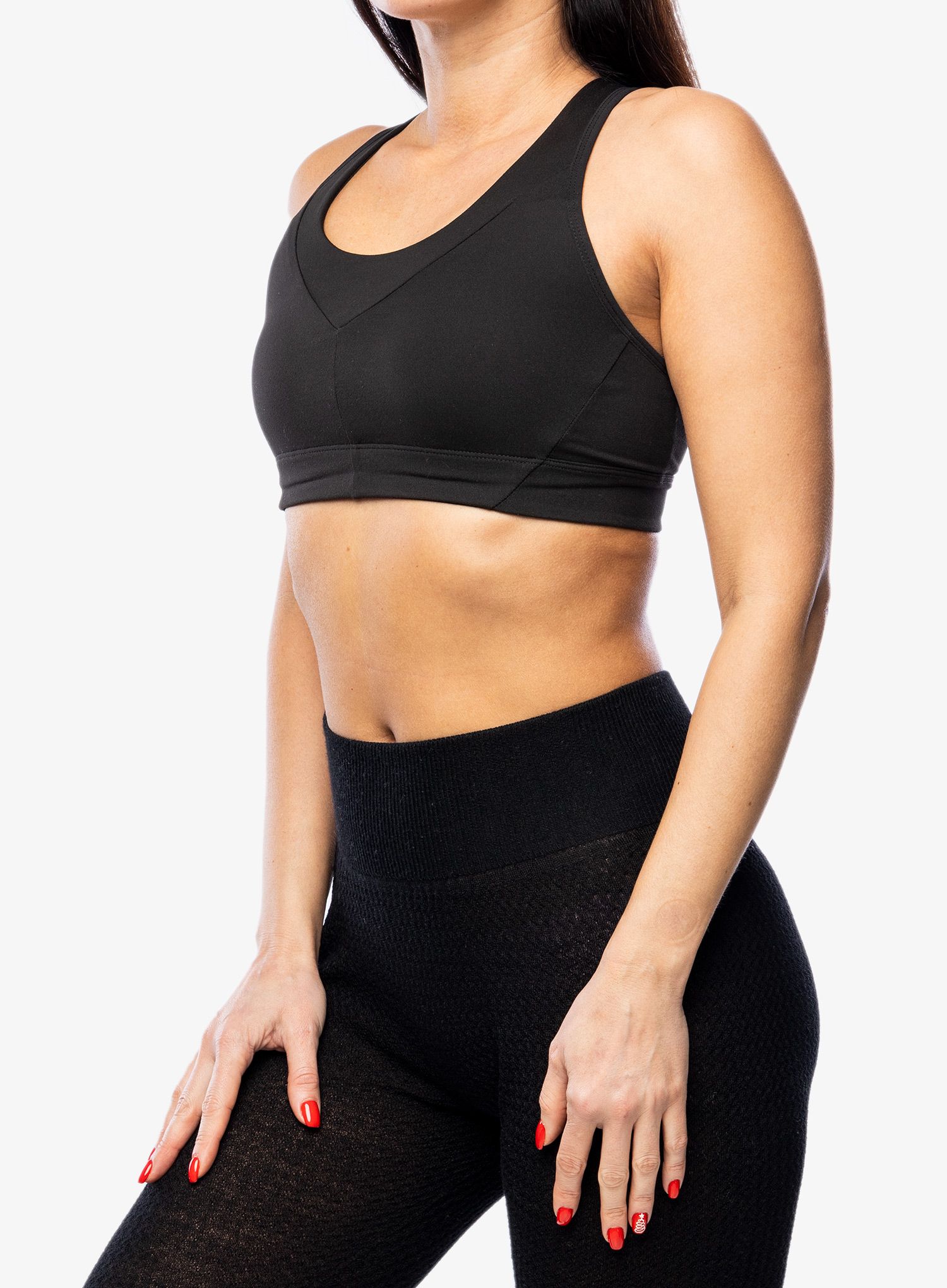 Sportovní podprsenka Patagonia Wild Trails Sports Bra - black