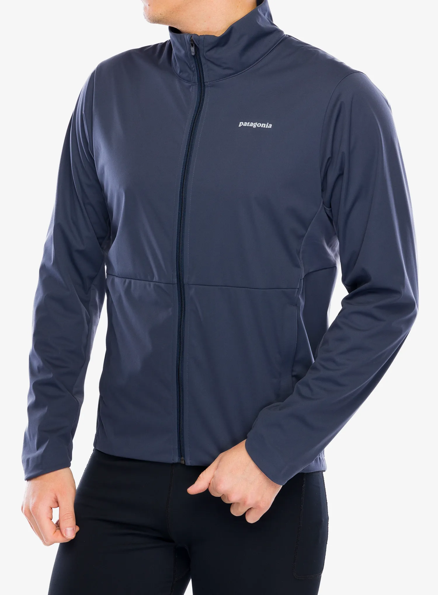 Bunda na běhání Patagonia Wind Shield Jacket - smolder blue
