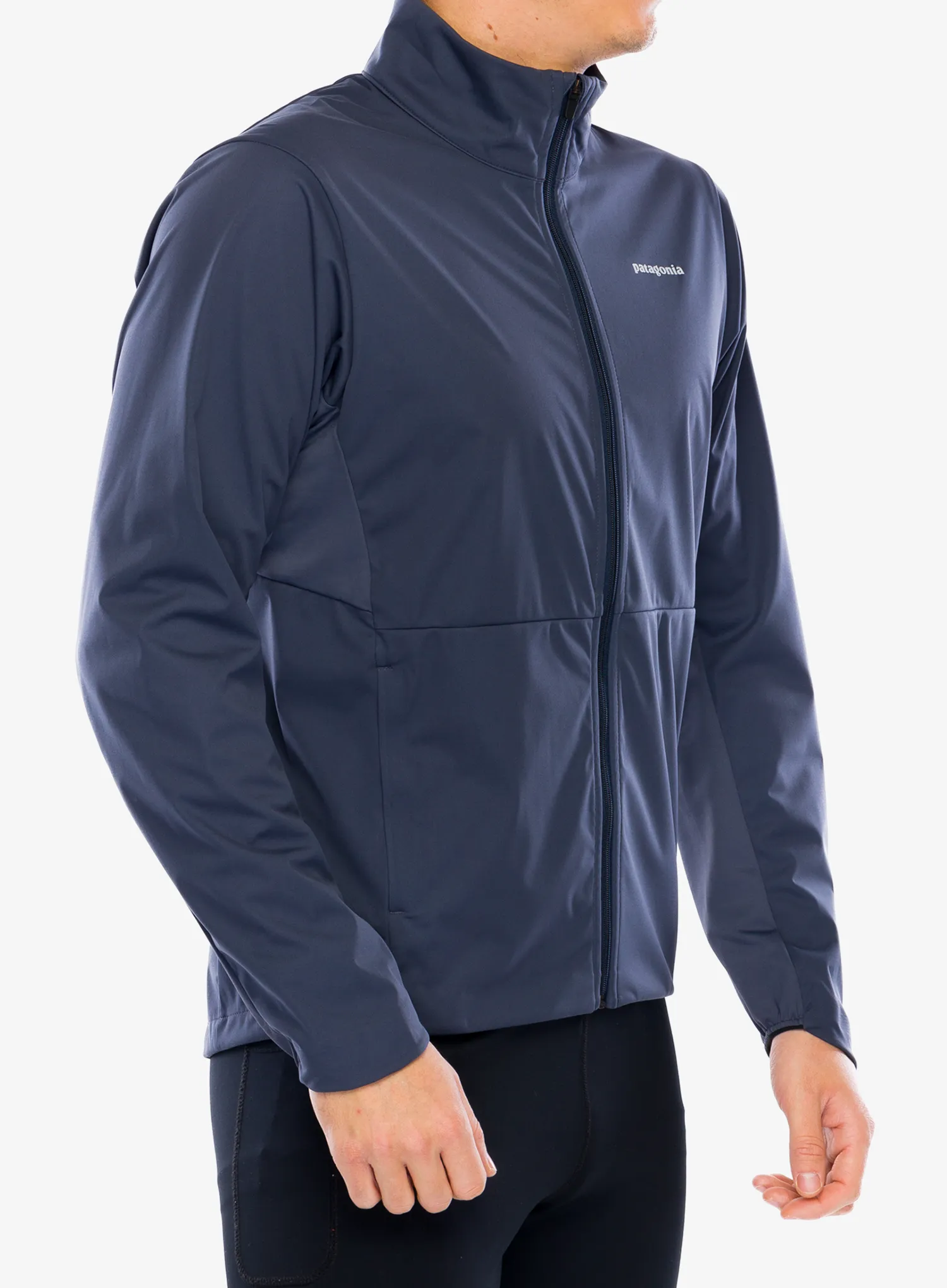 Bunda na běhání Patagonia Wind Shield Jacket - smolder blue