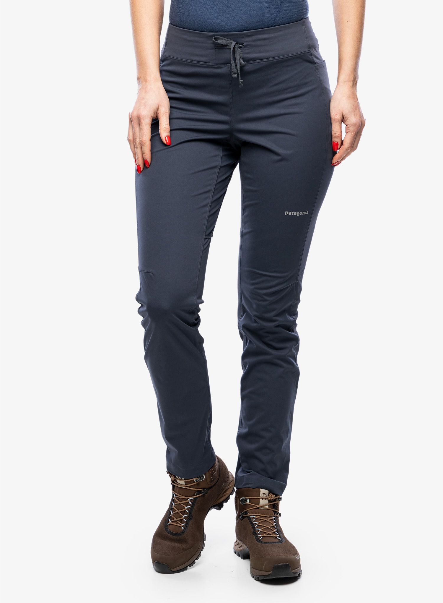 Dámské softshellové kalhoty Patagonia Wind Shield Pants - smolder blue