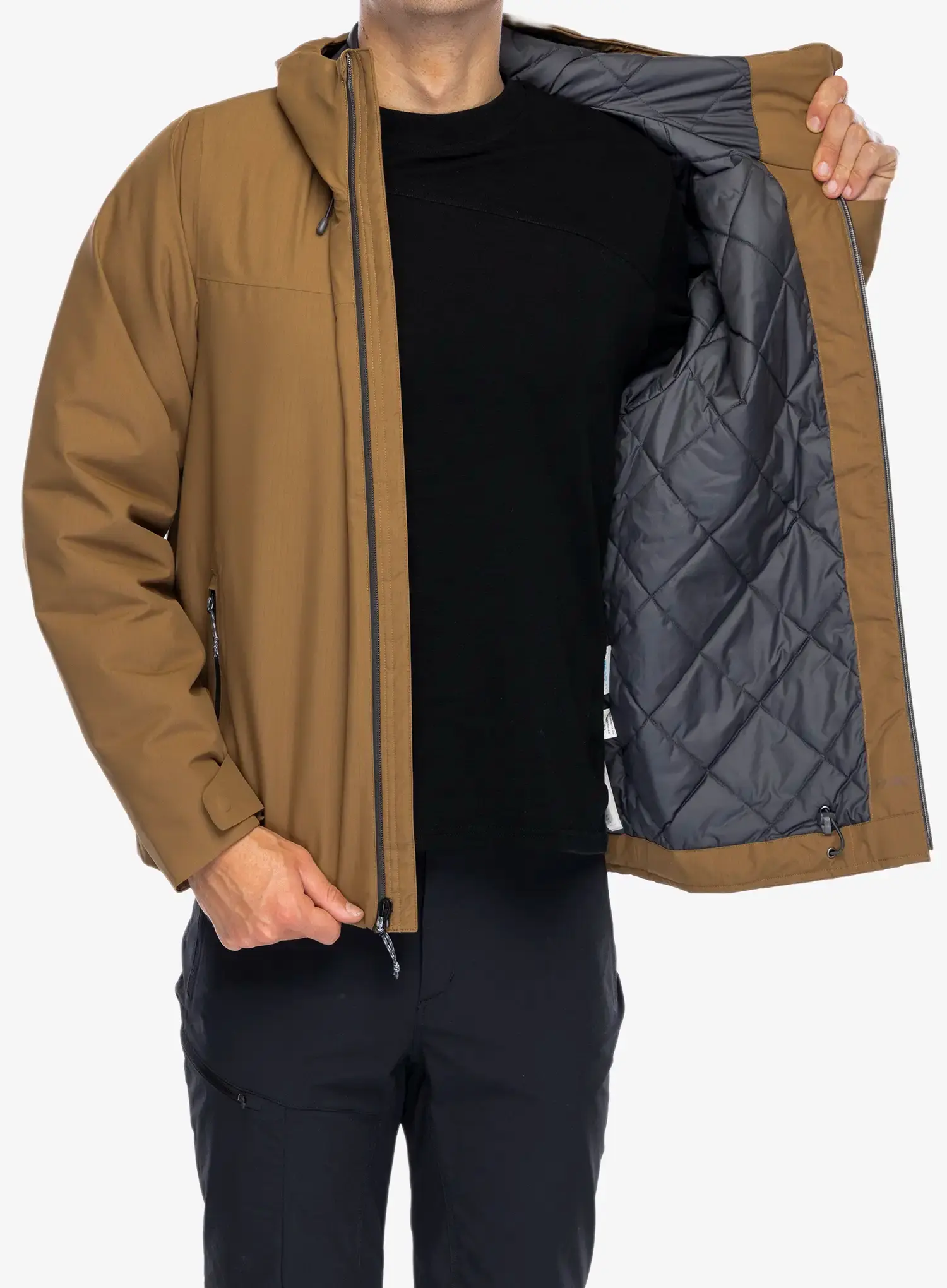 Zateplená bunda Patagonia Windshadow Jacket - coriander brown